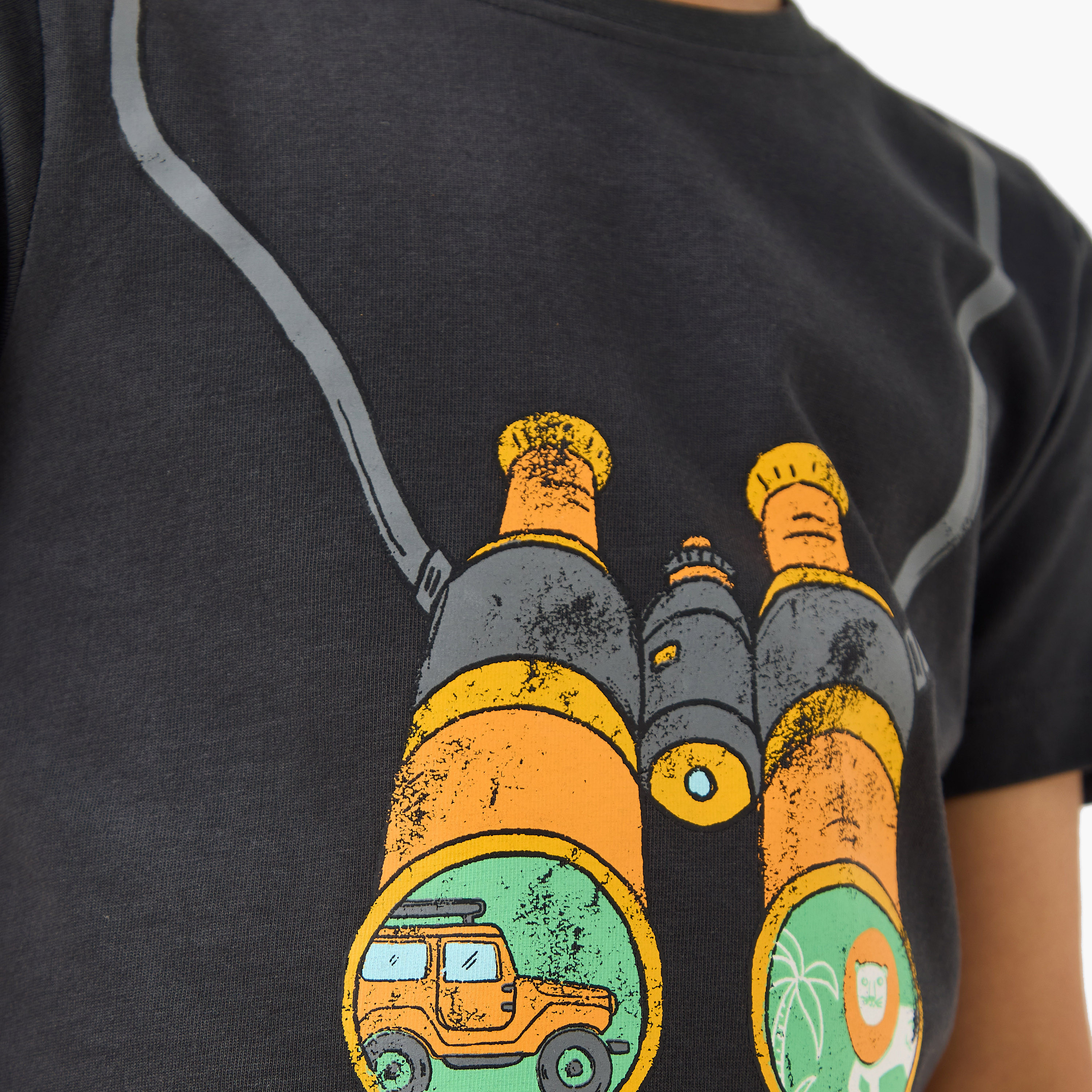Juniors Binocular Print T-shirt with Short Sleeves-boys-clothing-tshirtsandpolos-image-5