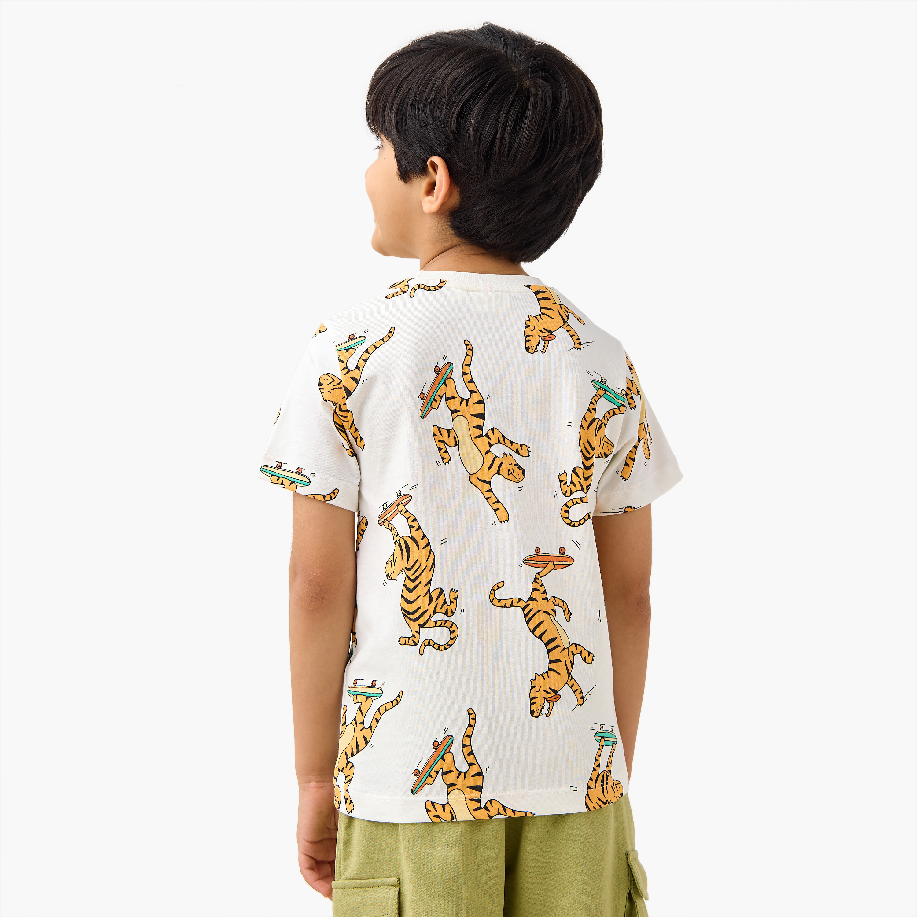 Juniors All-Over Tiger Print T-shirt with Crew Neck-boys-clothing-tshirtsandpolos-image-3