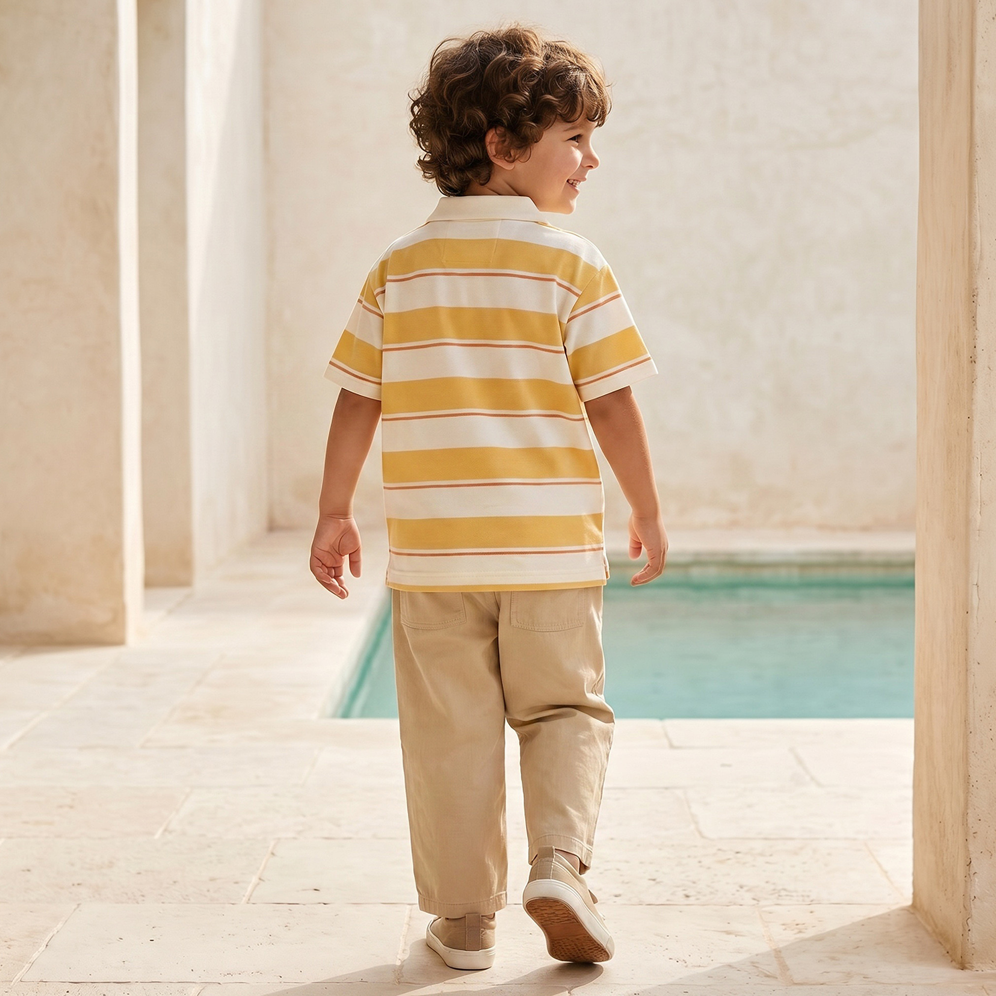 Juniors Embroidered Polo T-shirt with Short Sleeves-boys-clothing-tshirtsandpolos-image-3