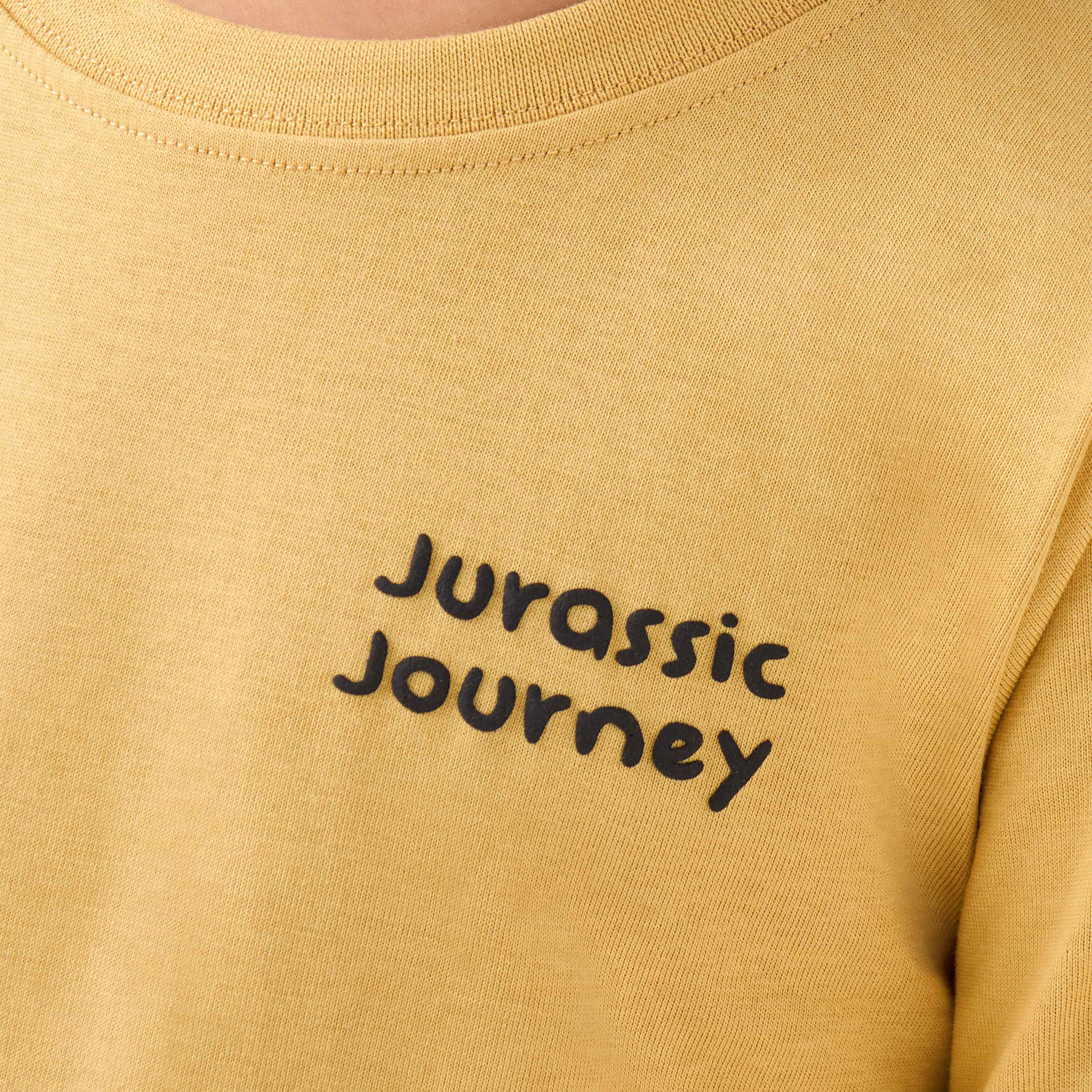 تيشيرت قطن بياقة ضيقة وأكمام طويلة وطبعات ديناصور للأولاد من جونيورز-boys-clothing-tshirtsandpolos-image-5