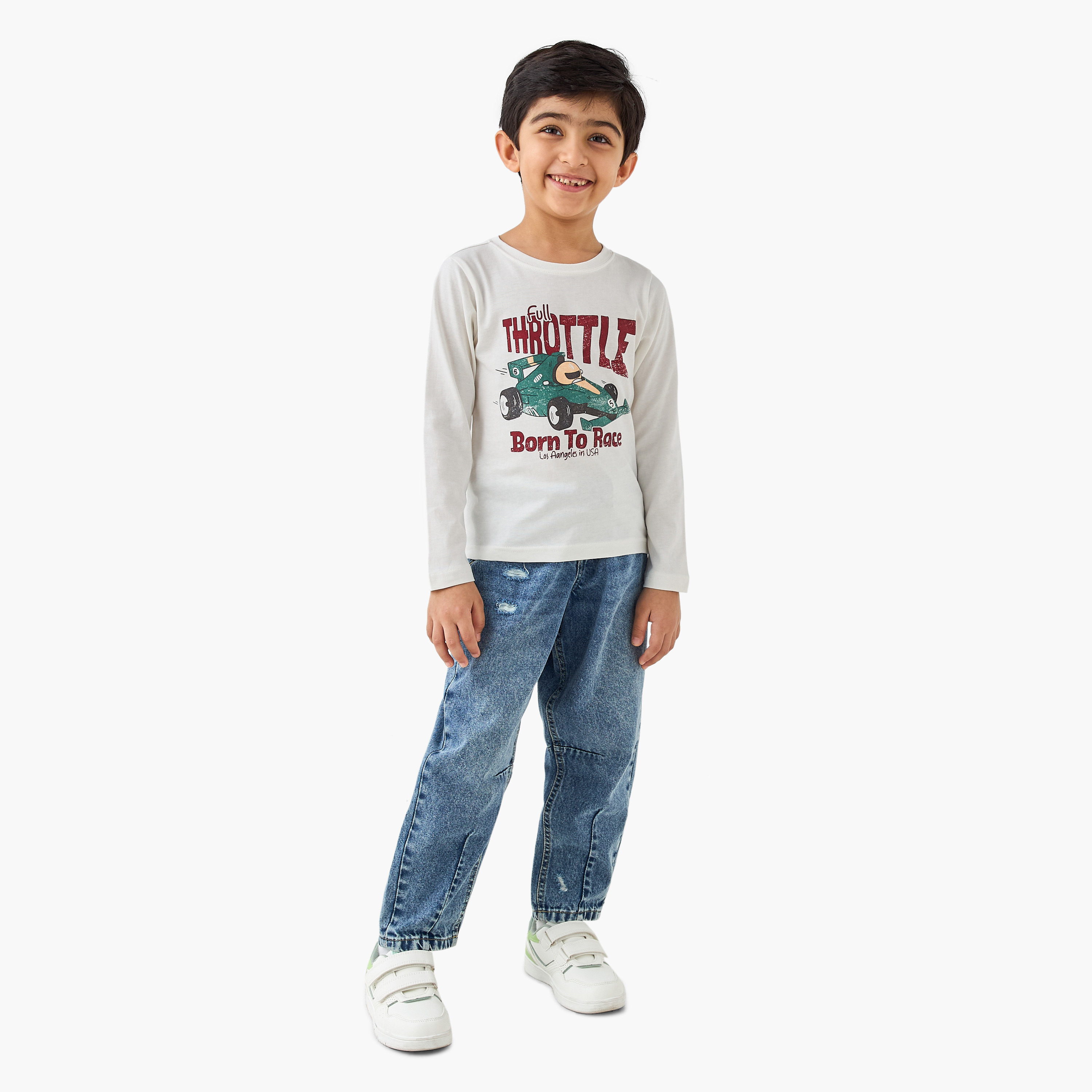 تيشيرت بأكمام طويلة وطبعات من جونيورز-boys-clothing-tshirtsandpolos-image-2