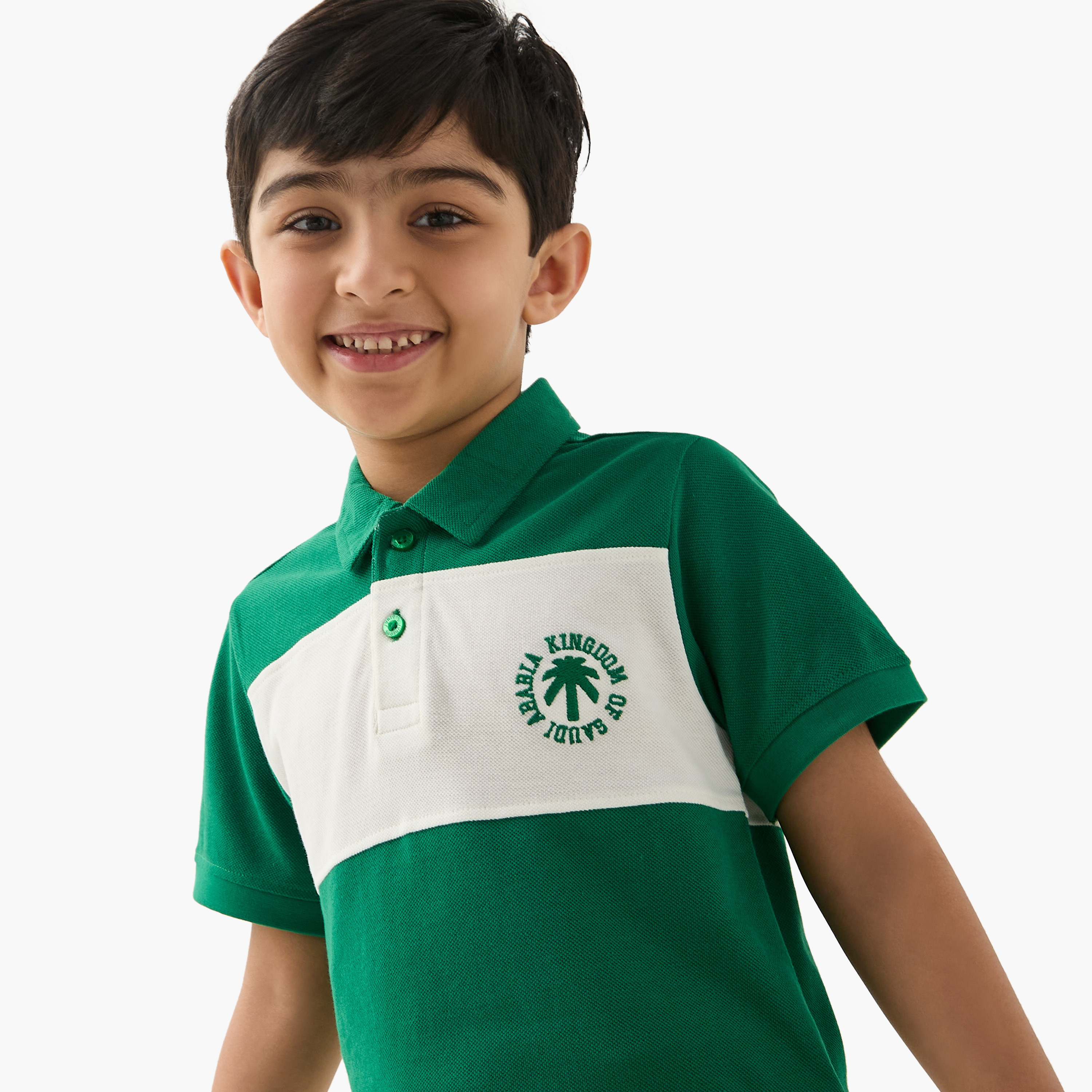 تيشيرت بولو بأكمام قصيرة وتطريز من جونيورز-boys-clothing-tshirtsandpolos-image-4
