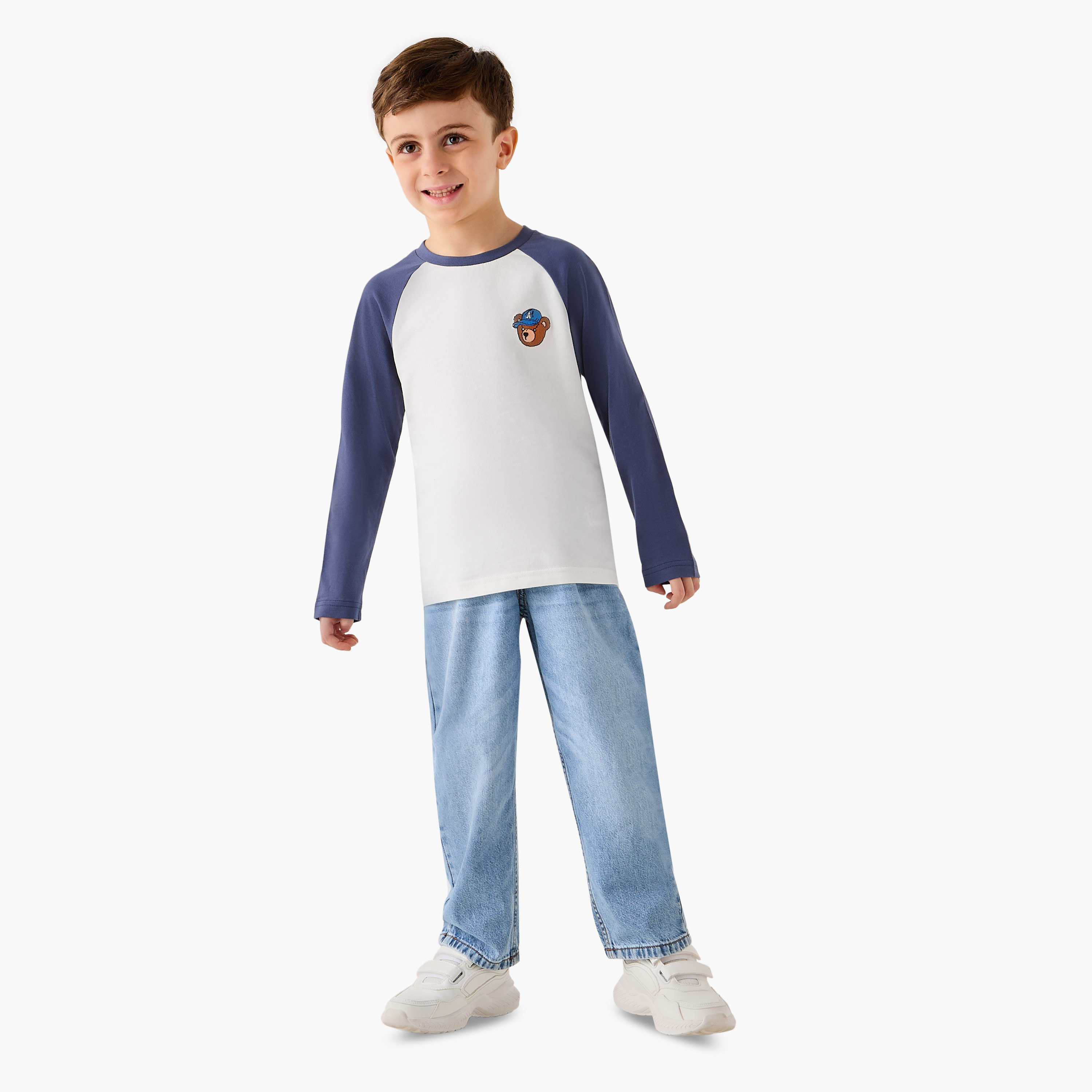 Juniors Assorted T-shirt with Long Sleeves - Set of 2-boys-clothing-tshirtsandpolos-image-3