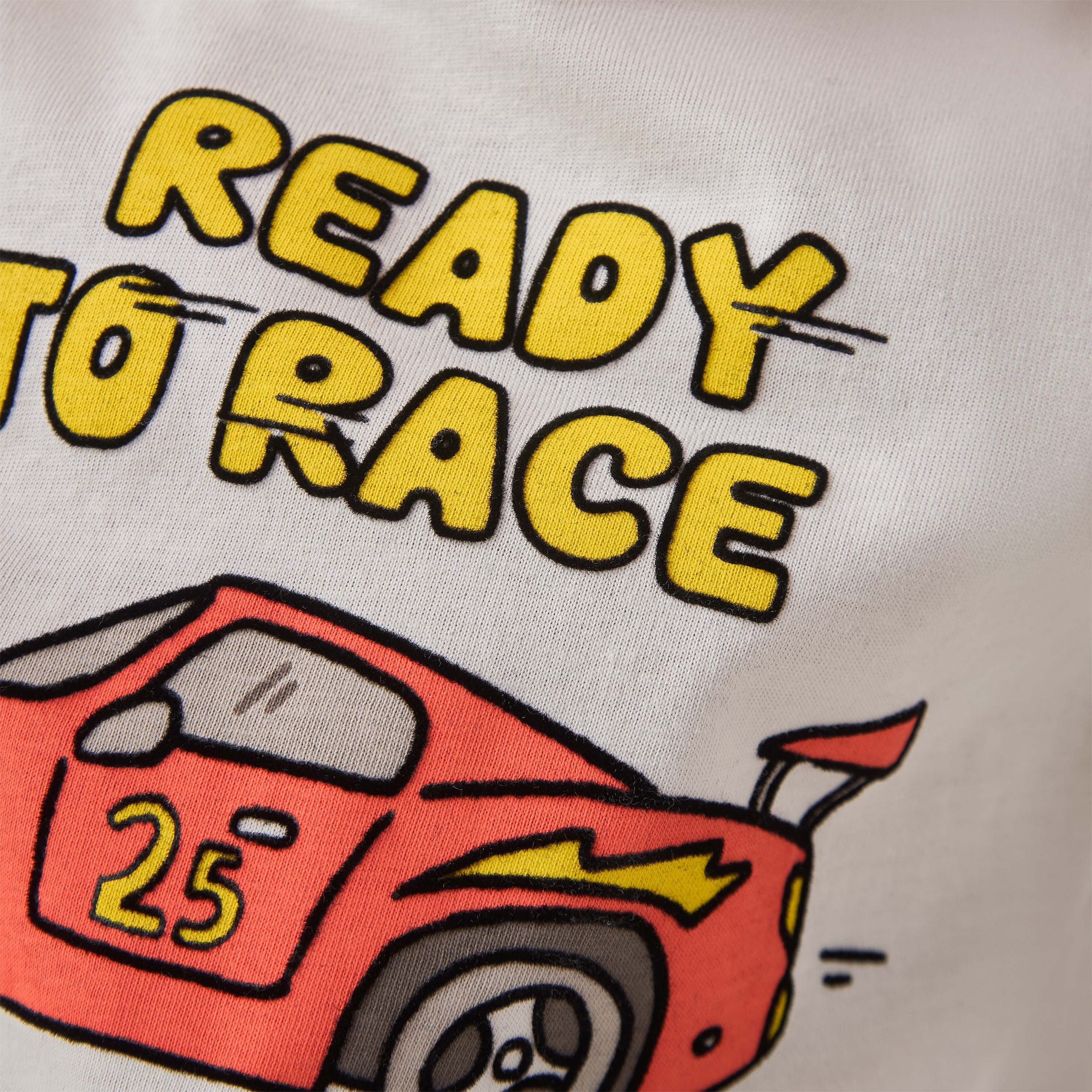 Juniors Boys Crew Neck T-shirt with Car Print - Cotton - Long Sleeves-boys-clothing-tshirtsandpolos-image-5