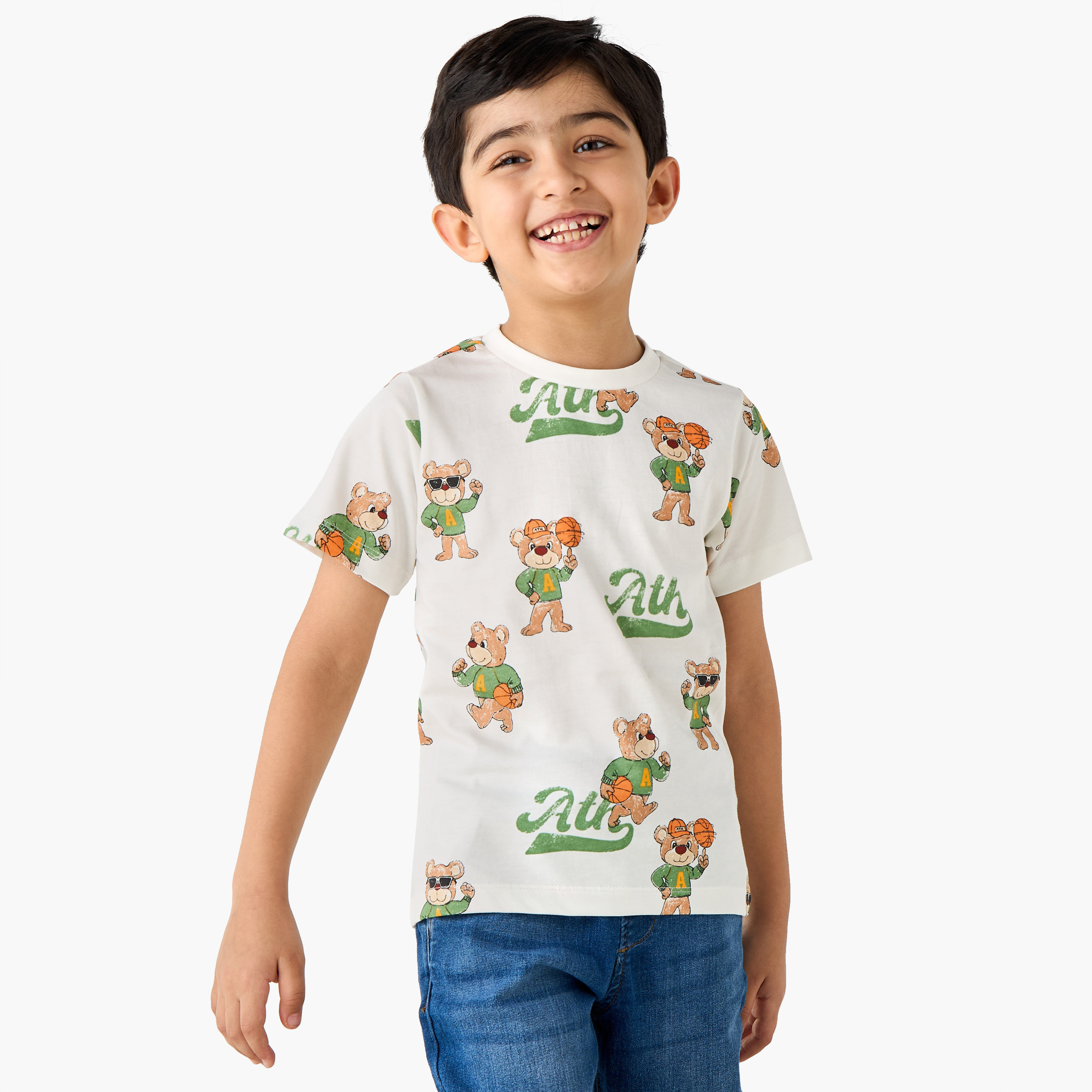 تيشيرت بطبعات وأكمام قصيرة من جونيورز-boys-clothing-tshirtsandpolos-image-1