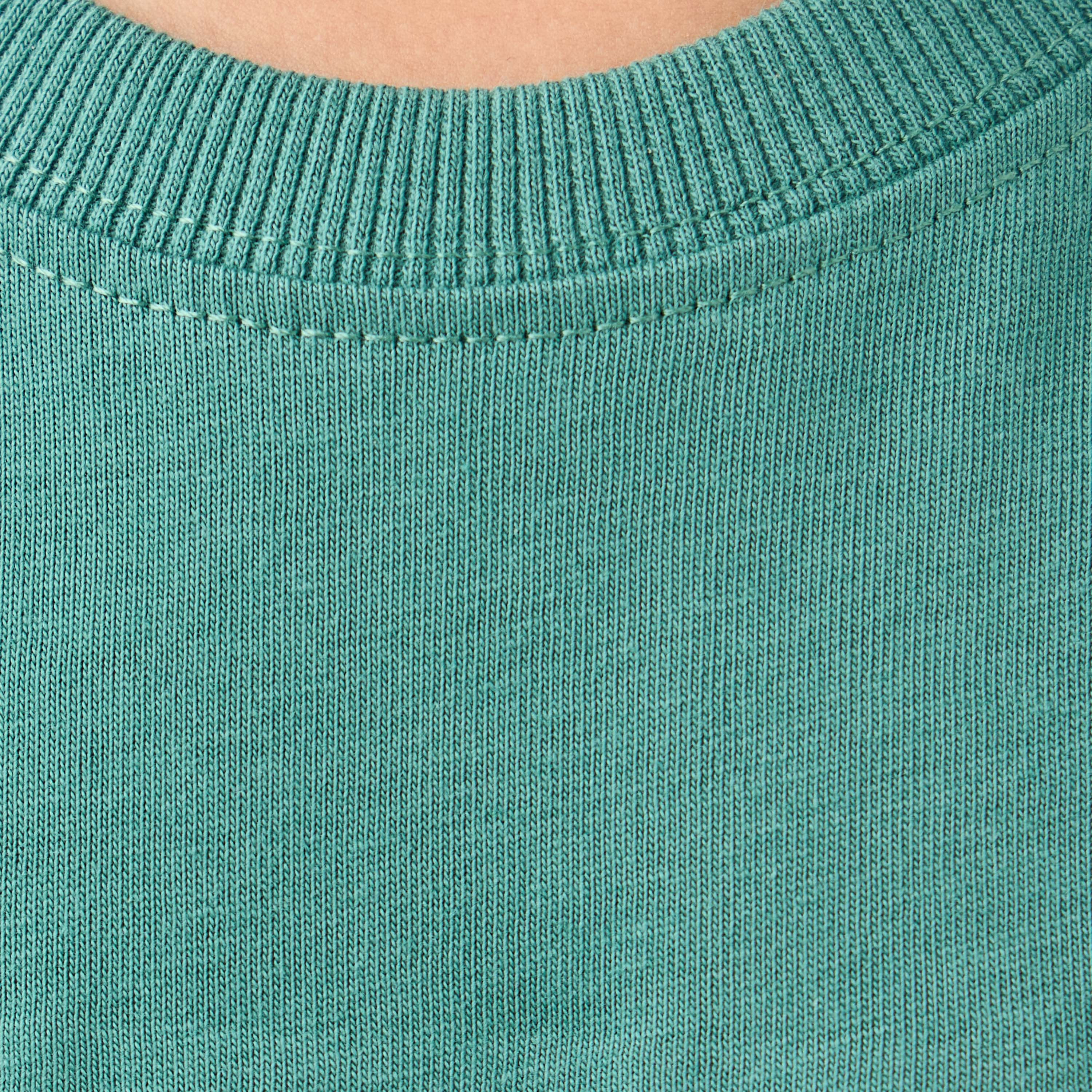 Juniors Slogan Embossed Crew Neck T-shirt with Short Sleeves-boys-clothing-tshirtsandpolos-image-5