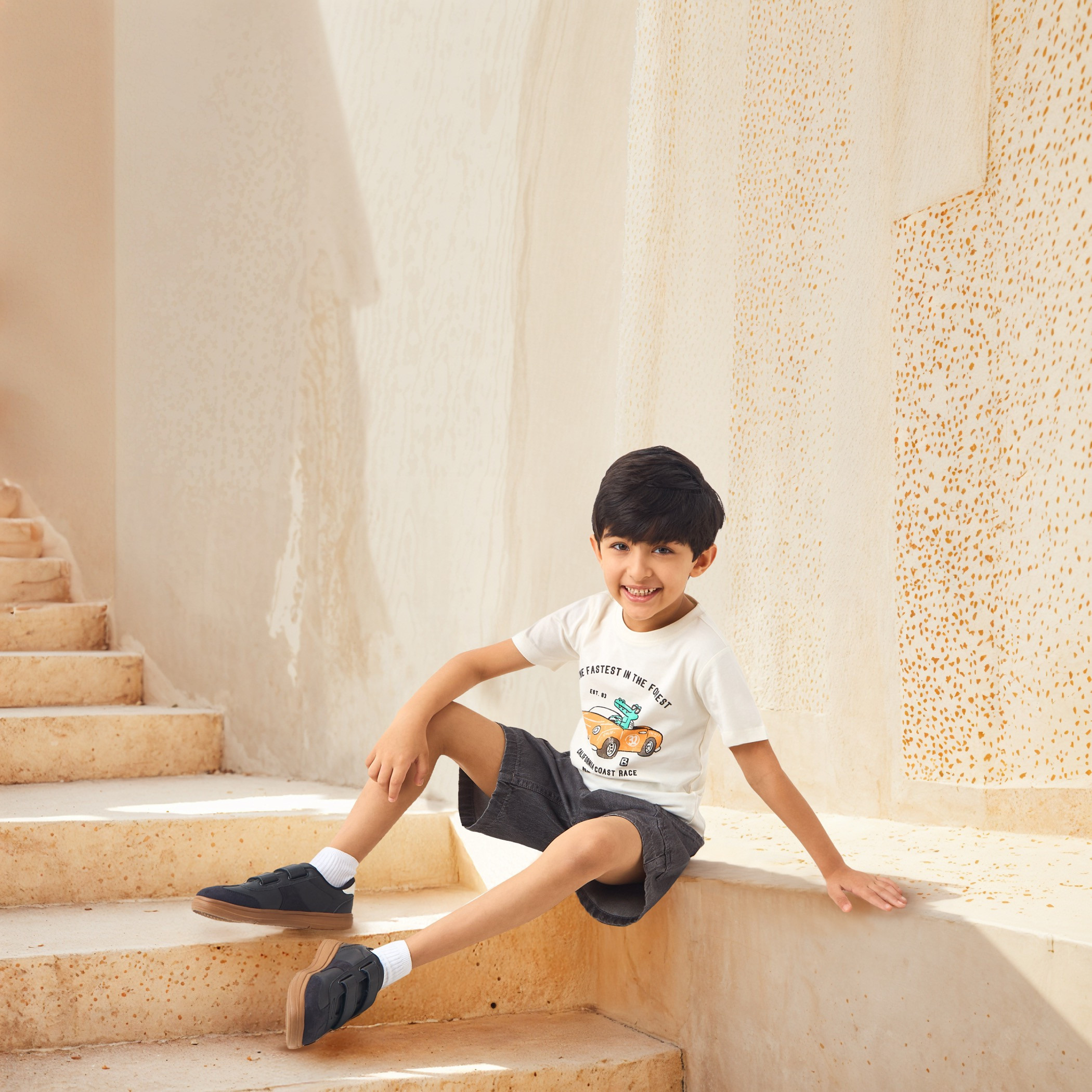 Juniors Graphic Print T-shirt with Short Sleeves-boys-clothing-tshirtsandpolos-image-2