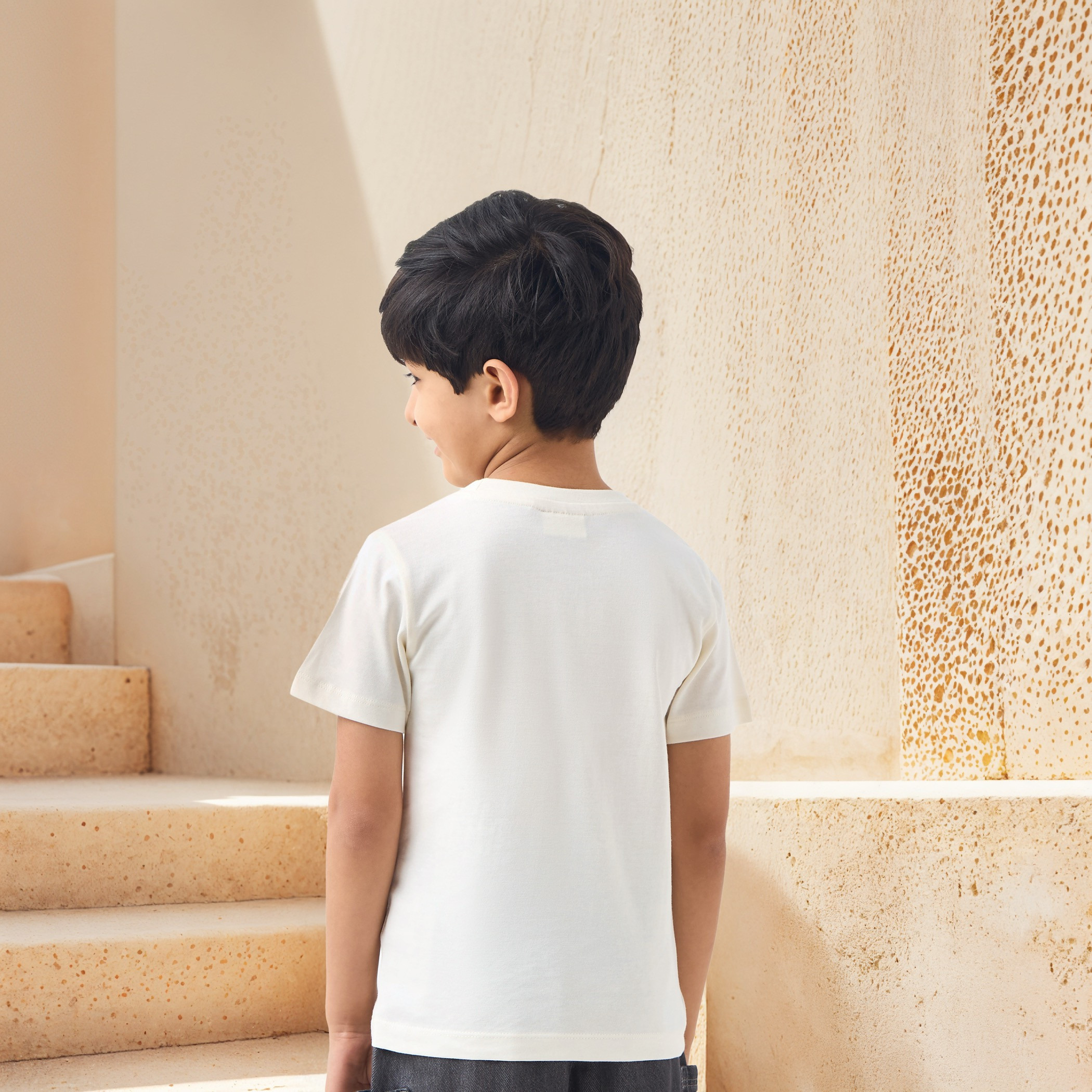 Juniors Graphic Print T-shirt with Short Sleeves-boys-clothing-tshirtsandpolos-image-3