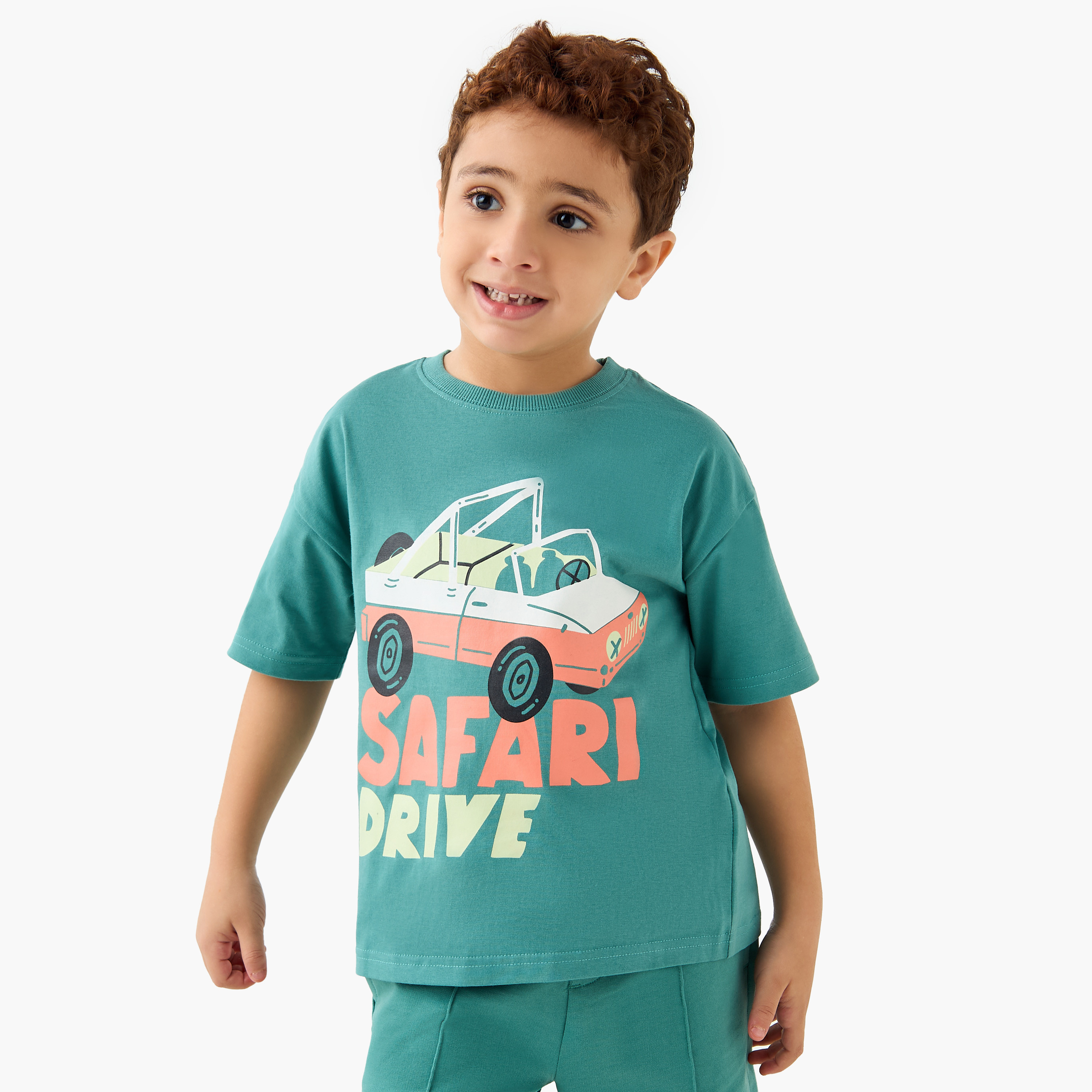 Juniors Printed Crew Neck T-shirt with Short Sleeves - Set of 2-boys-clothing-tshirtsandpolos-image-3