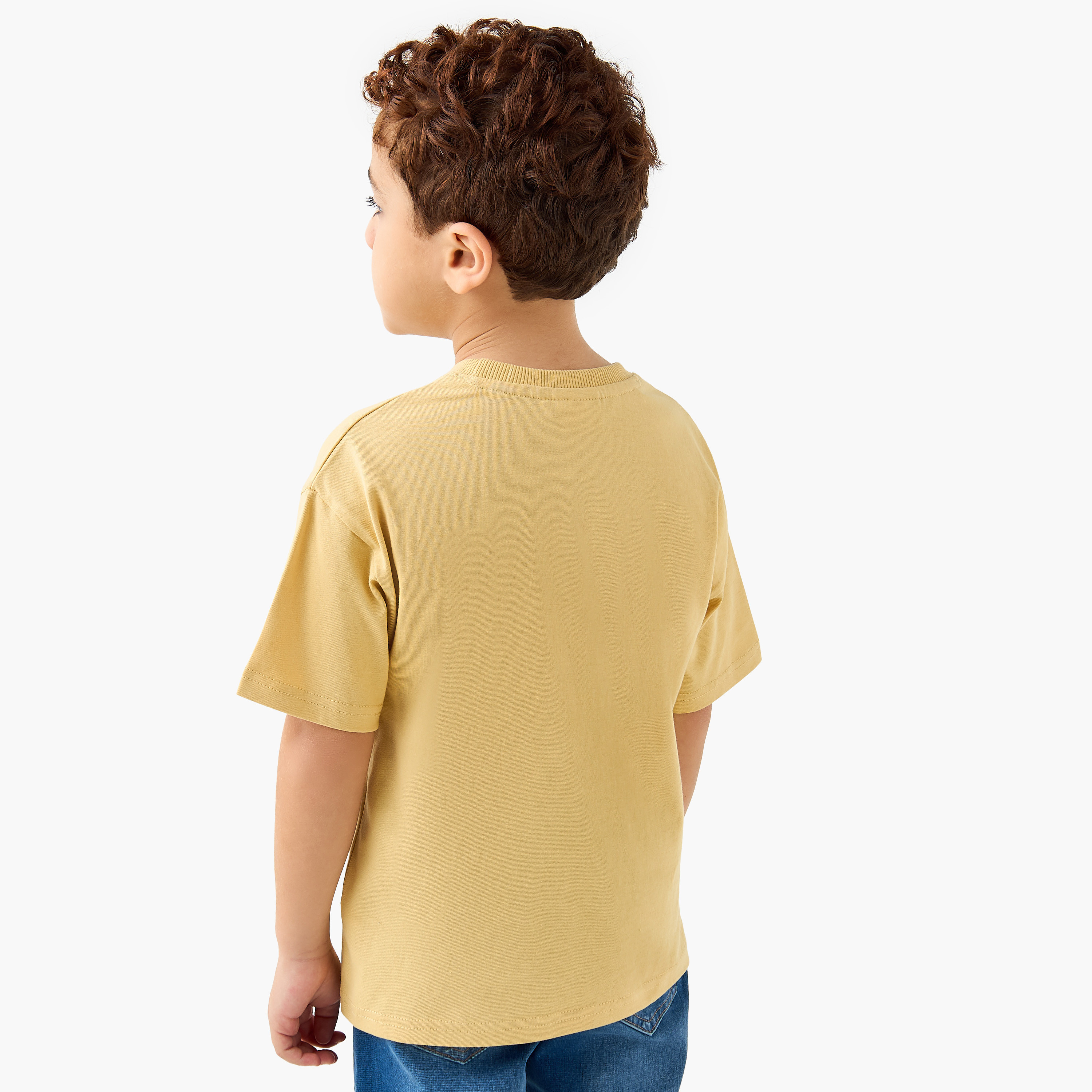 Juniors Printed T-shirt with Short Sleeves - Set of 2-boys-clothing-tshirtsandpolos-image-4