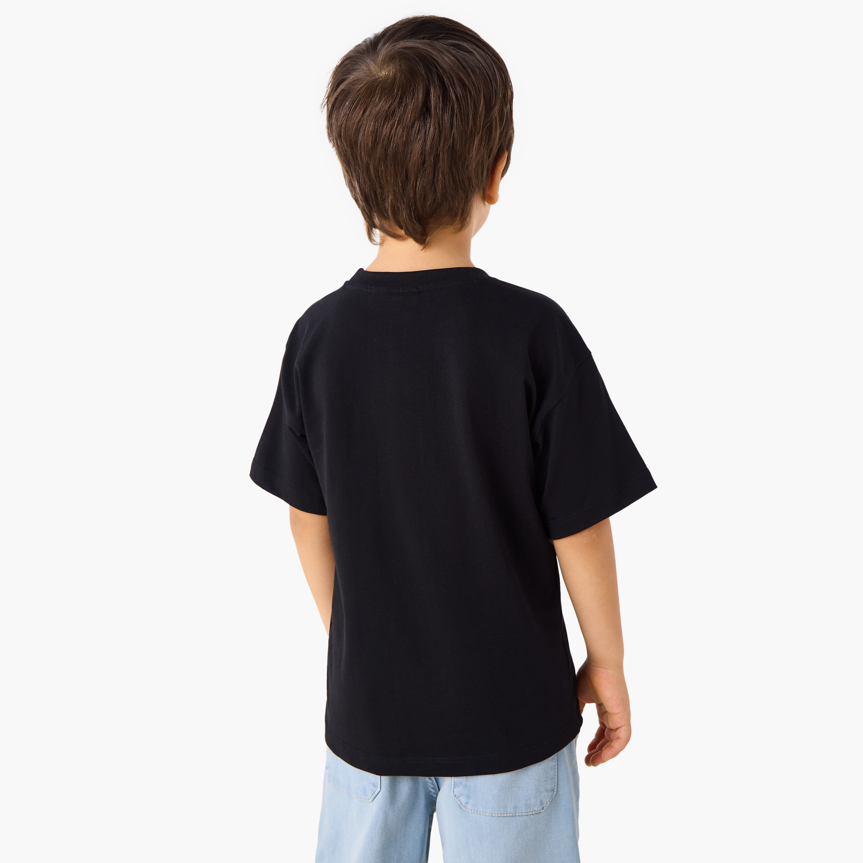 Juniors Solid T-shirt with Short Sleeves - Set of 2-boys-clothing-tshirtsandpolos-image-4