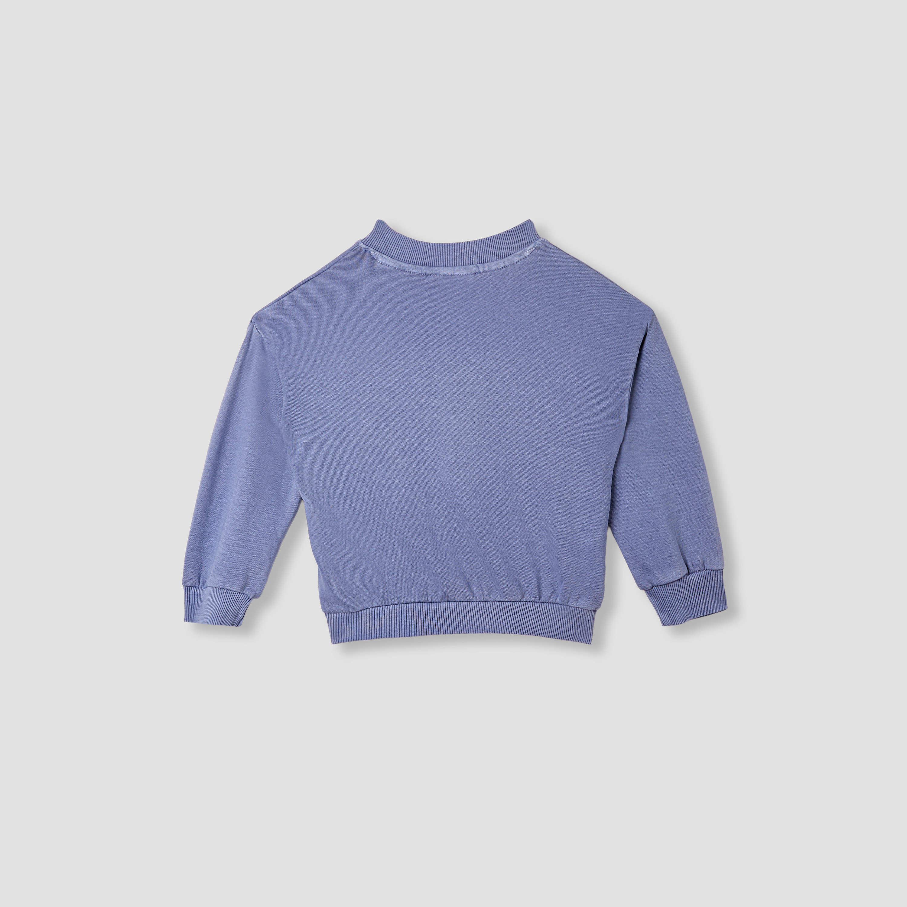 Juniors Solid Henley Neck Sweatshirt with Long Sleeves-boys-clothing-sweatshirts-image-2