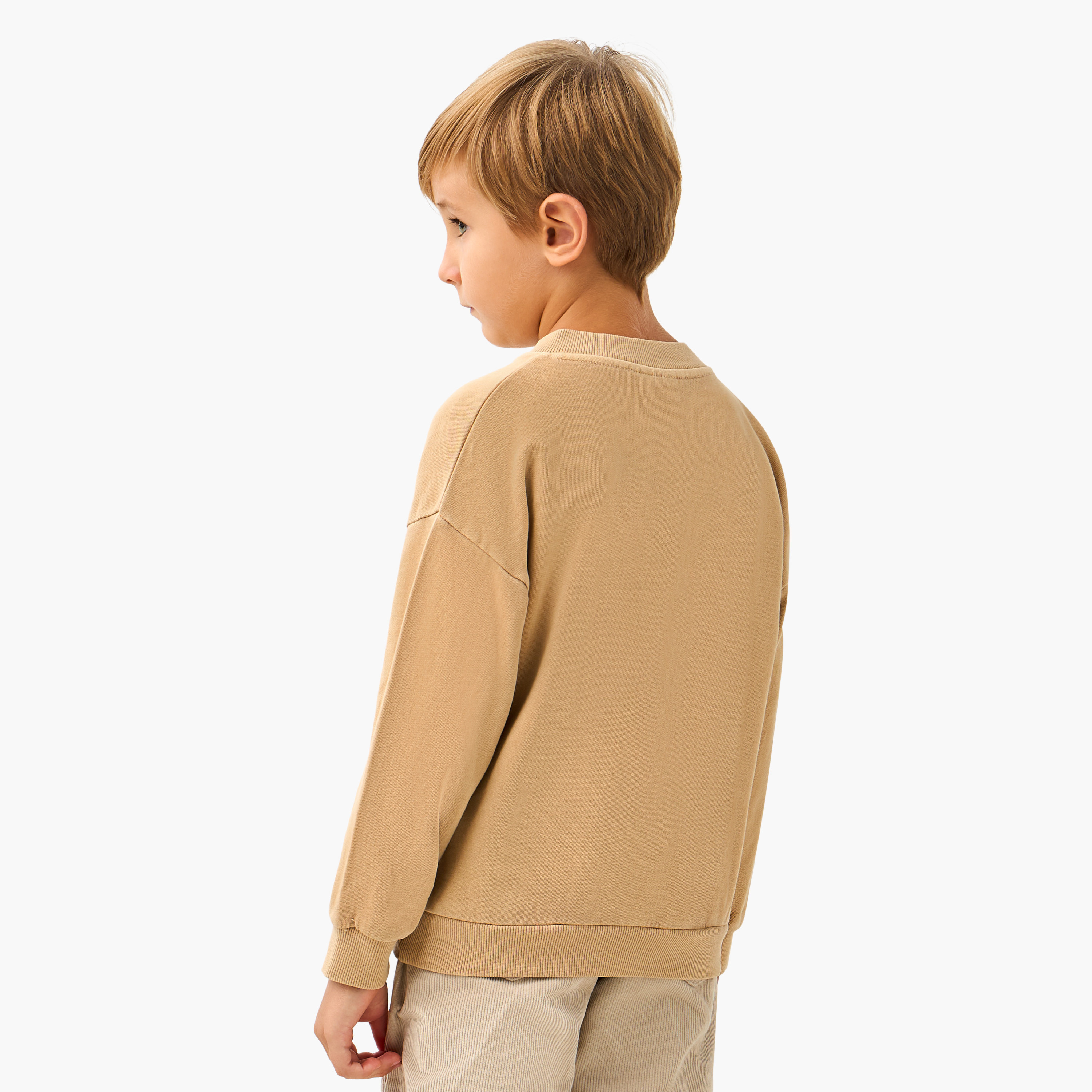 سويت شيرت أولادي بأكمام طويلة وياقة هينلي وأزرار إغلاق من جونيورز-boys-clothing-sweatshirts-image-3