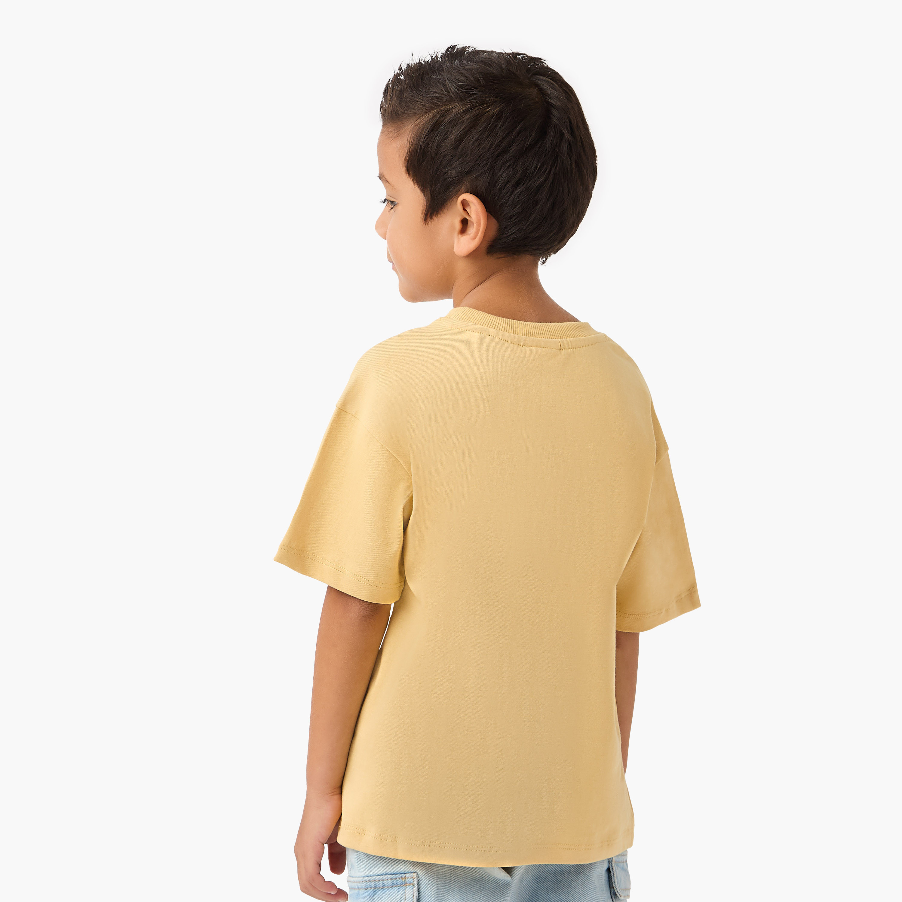 تيشيرت بأكمام قصيرة ونقوش ديناصور من جونيورز-boys-clothing-tshirtsandpolos-image-3