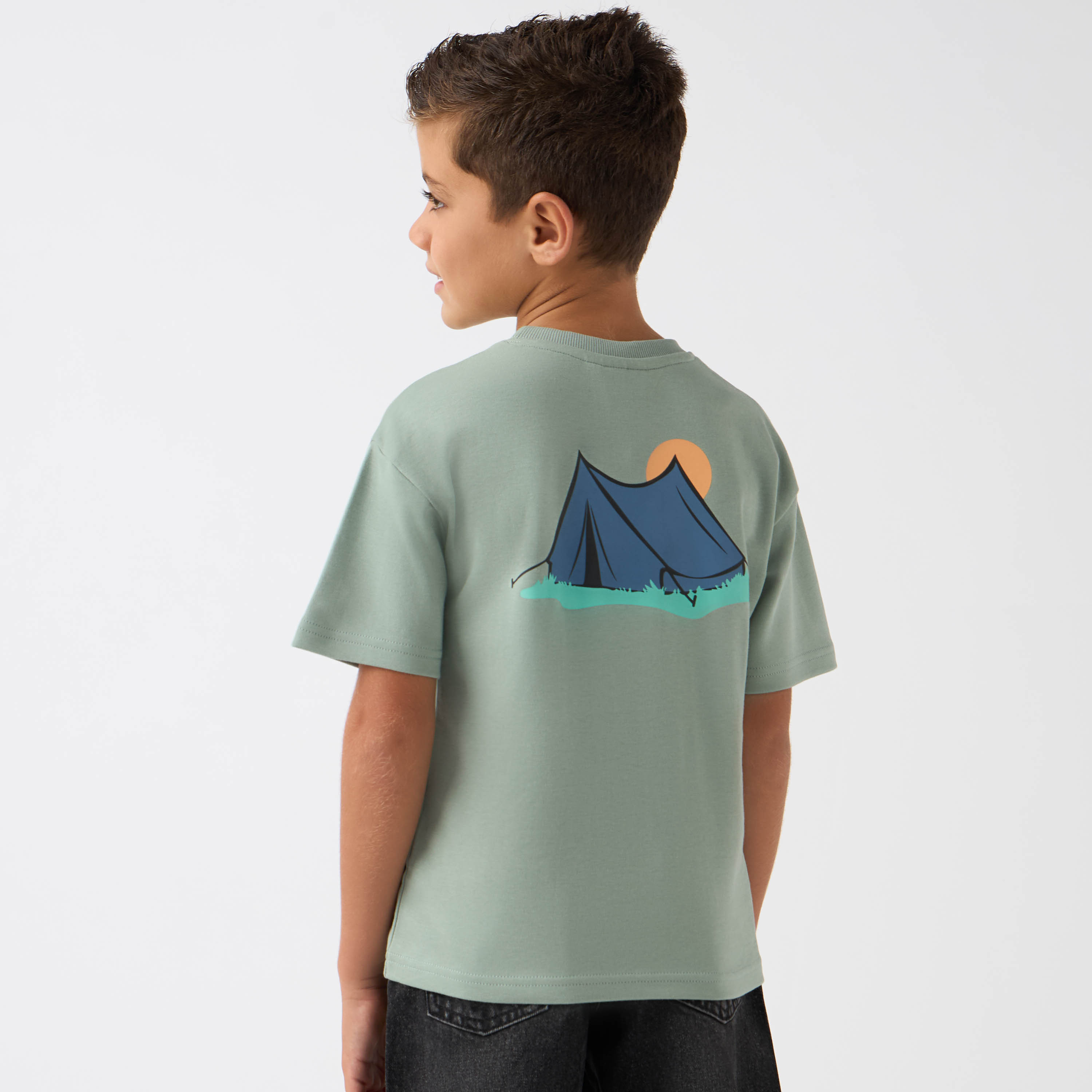Juniors Printed T-shirt with Crew Neck-boys-clothing-tshirtsandpolos-image-3