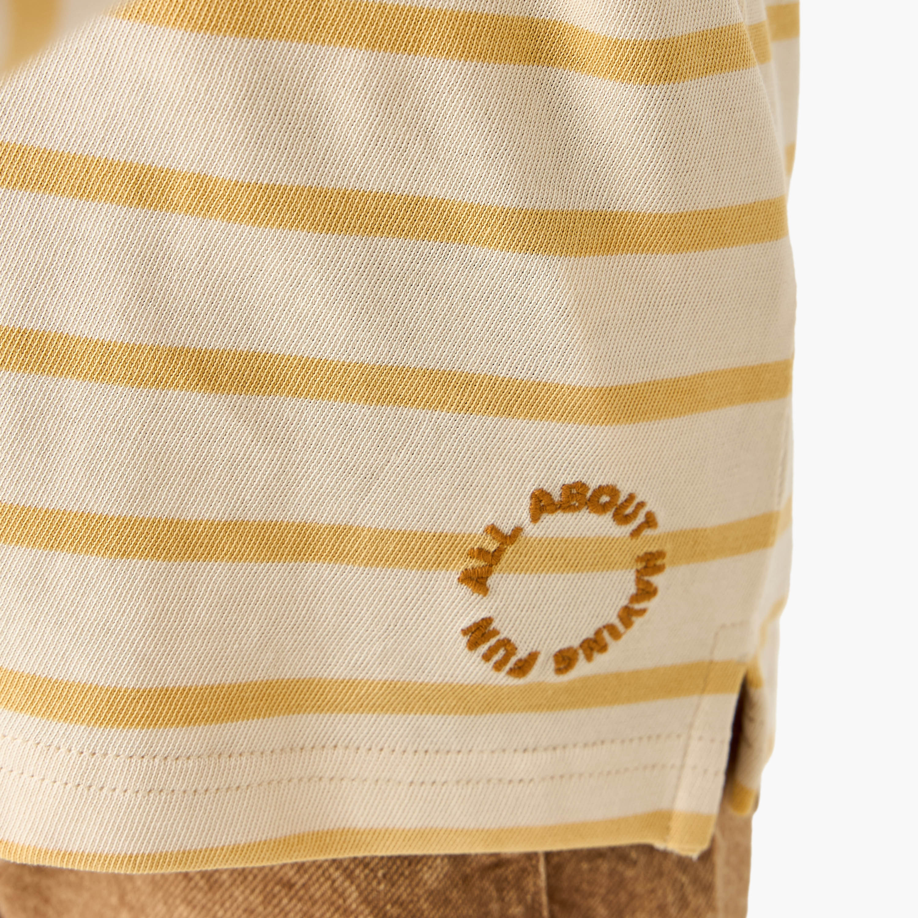 Juniors Striped T-Shirt with Long Sleeves-boys-clothing-tshirtsandpolos-image-4