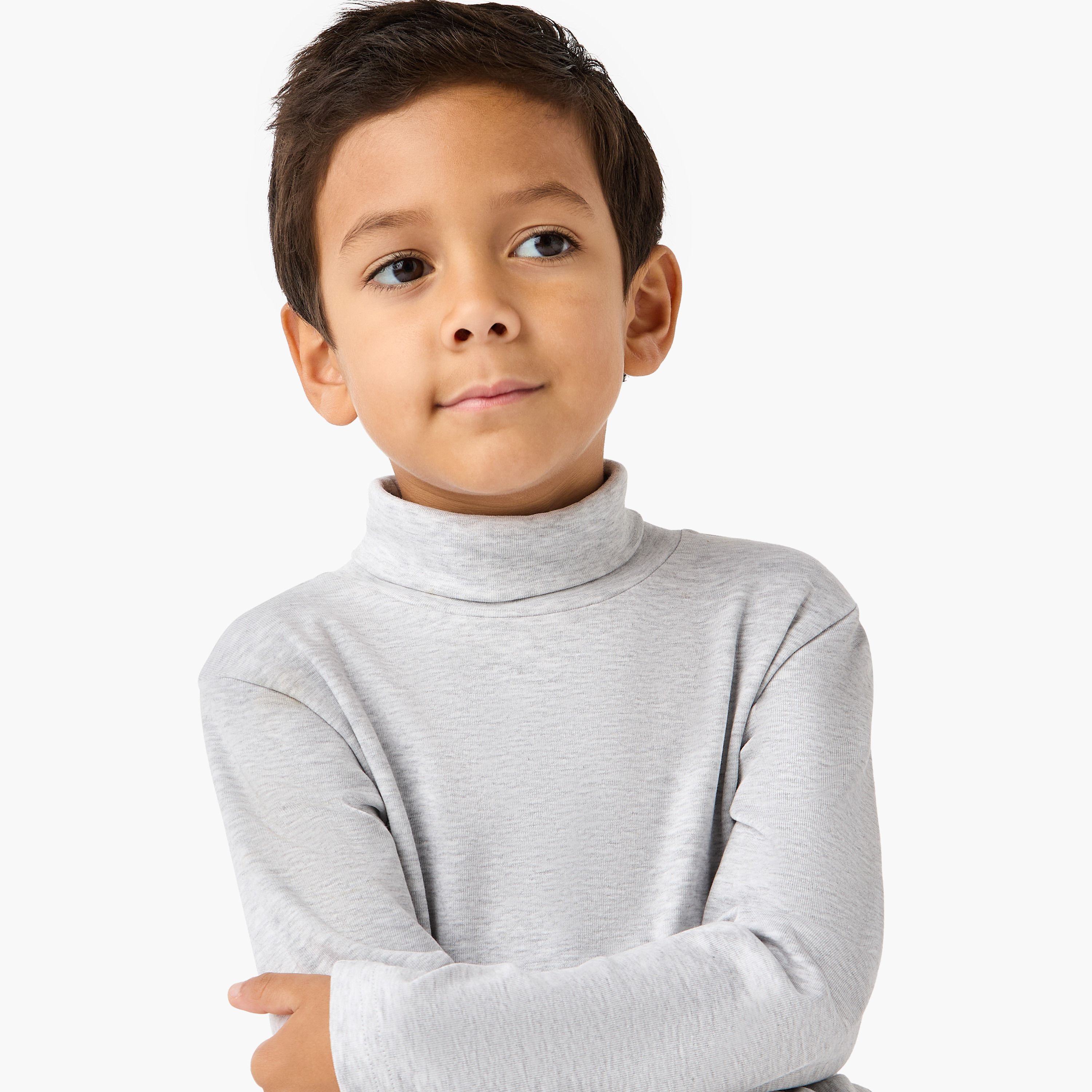 Juniors Boys Turtleneck T-shirt - Cotton Blend - Long Sleeves-boys-clothing-tshirtsandpolos-image-4