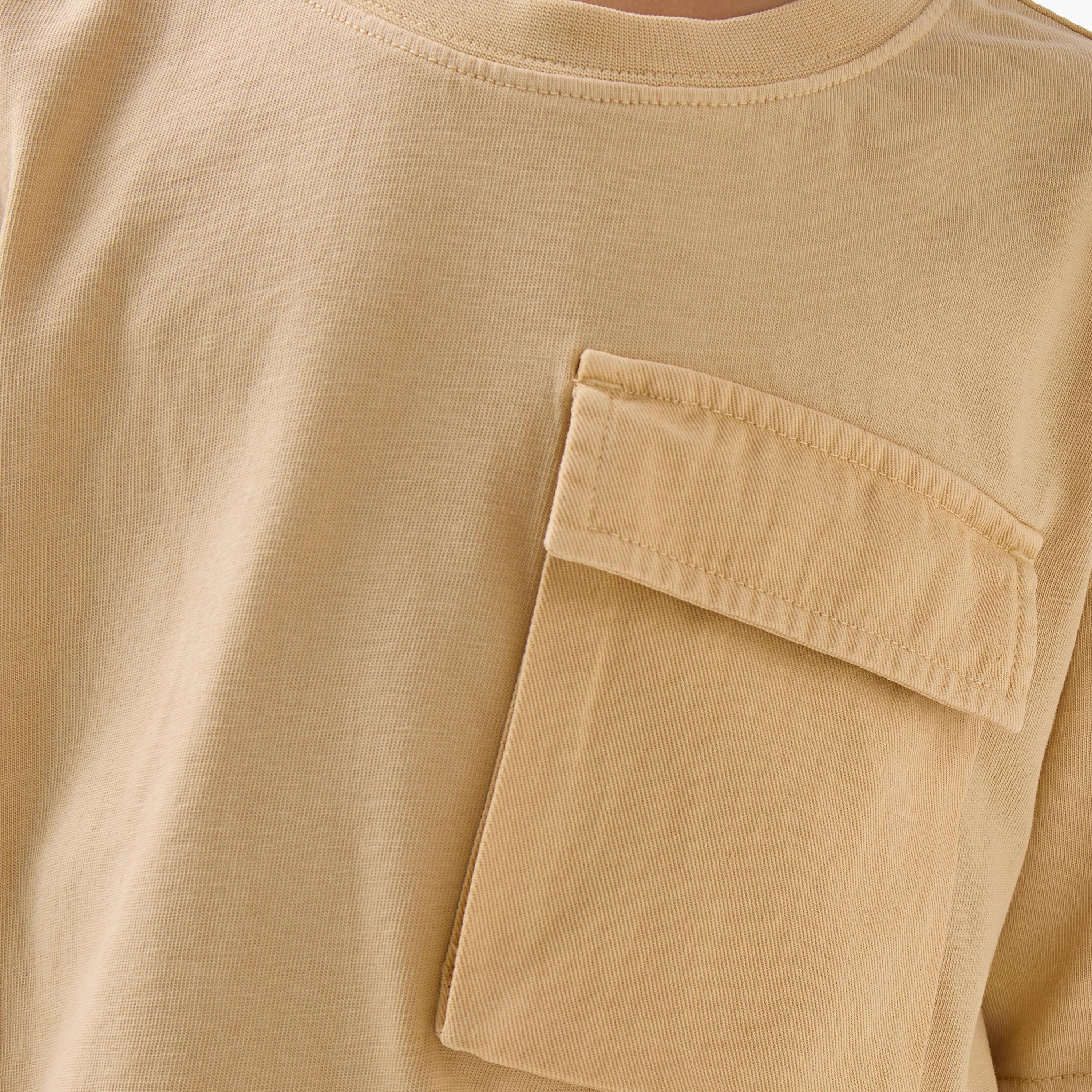 Juniors Solid T-shirt with Short Sleeves and Flap Pocket-boys-clothing-tshirtsandpolos-image-5