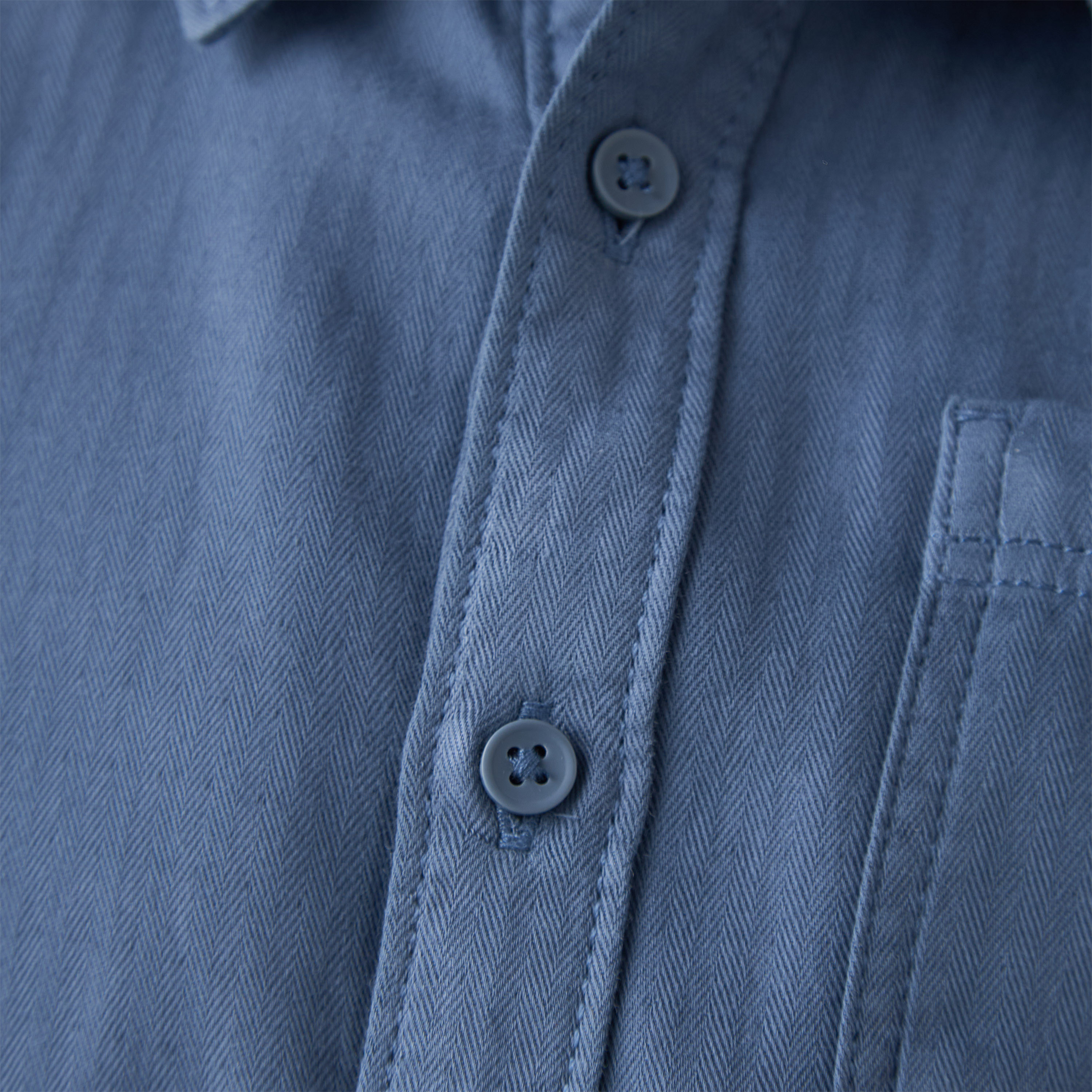 Juniors Boys' Shirt with Pocket - Cotton - Long Sleeves - Collar-boys-clothing-shirts-image-5