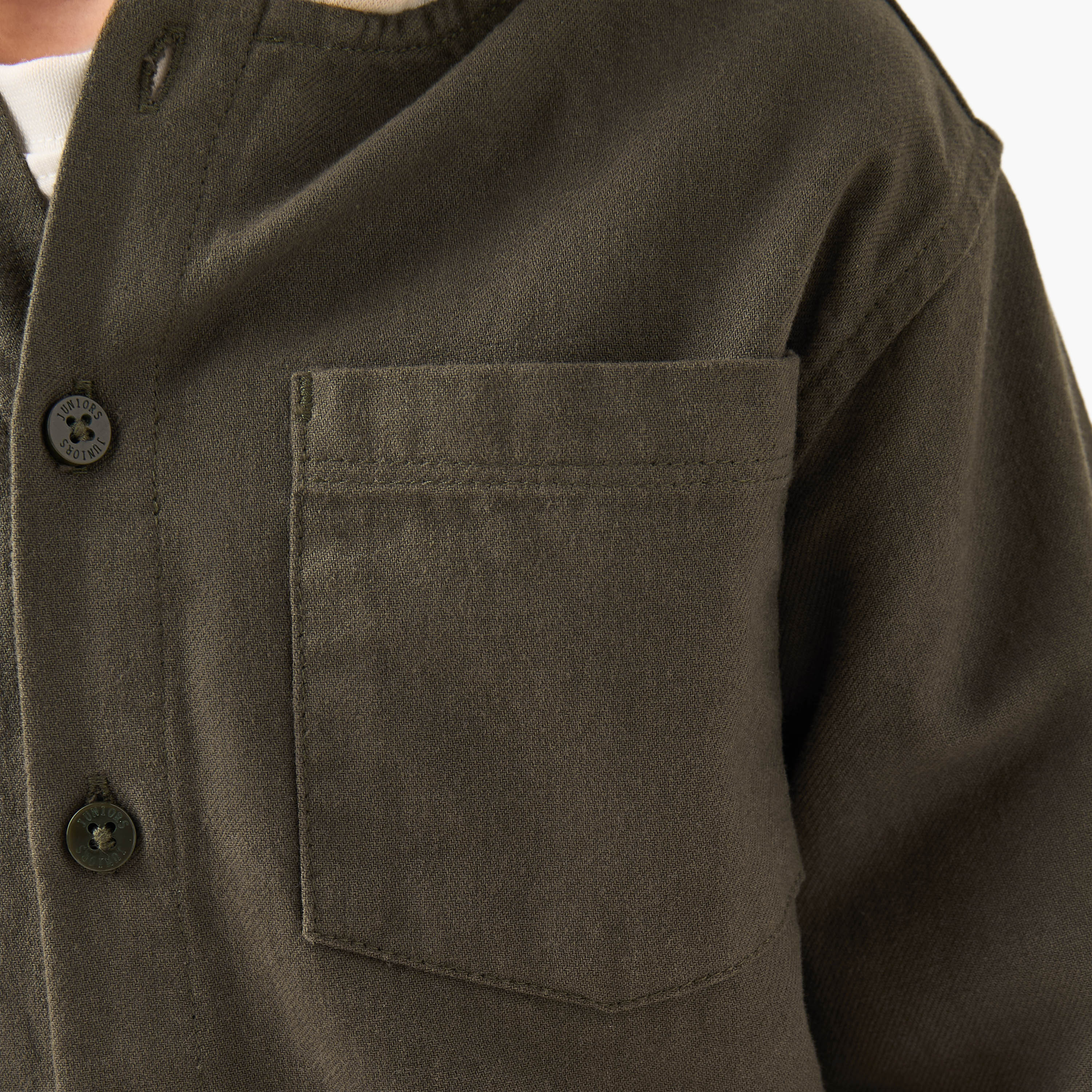 قميص بأكمام طويلة وياقة بقبّعة من جونيورز-boys-clothing-shirts-image-5