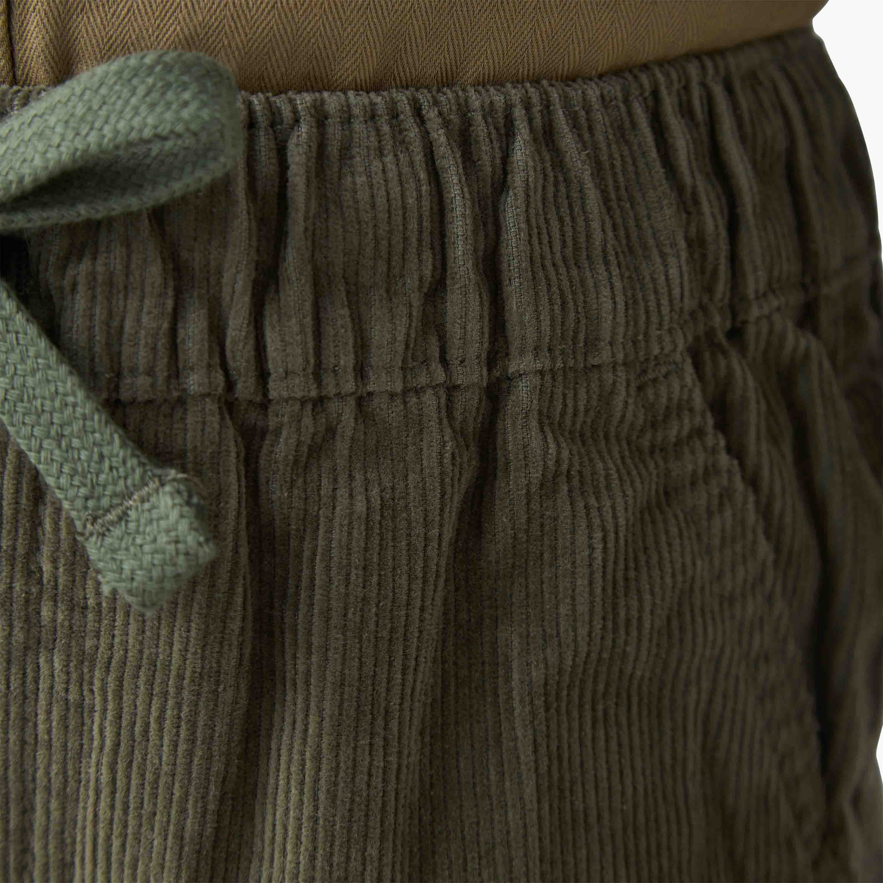 بنطلون رياضي قطن بملمس كوردوري وقصّة عادية وخصر مطاطي للأولاد من جونيورز-boys-clothing-bottoms-joggersandtrackpants-image-1