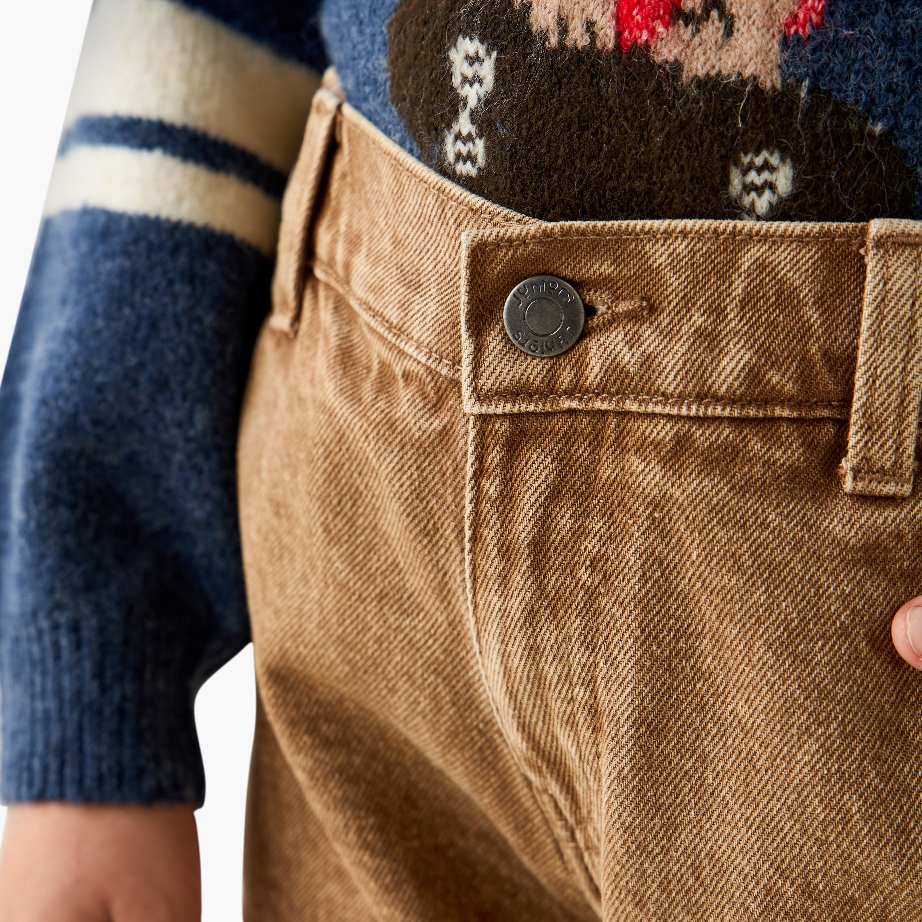 Juniors Boys Jeans with Pockets - Cotton  - Relaxed Fit-baby-boys-clothing-bottoms-jeans-image-5