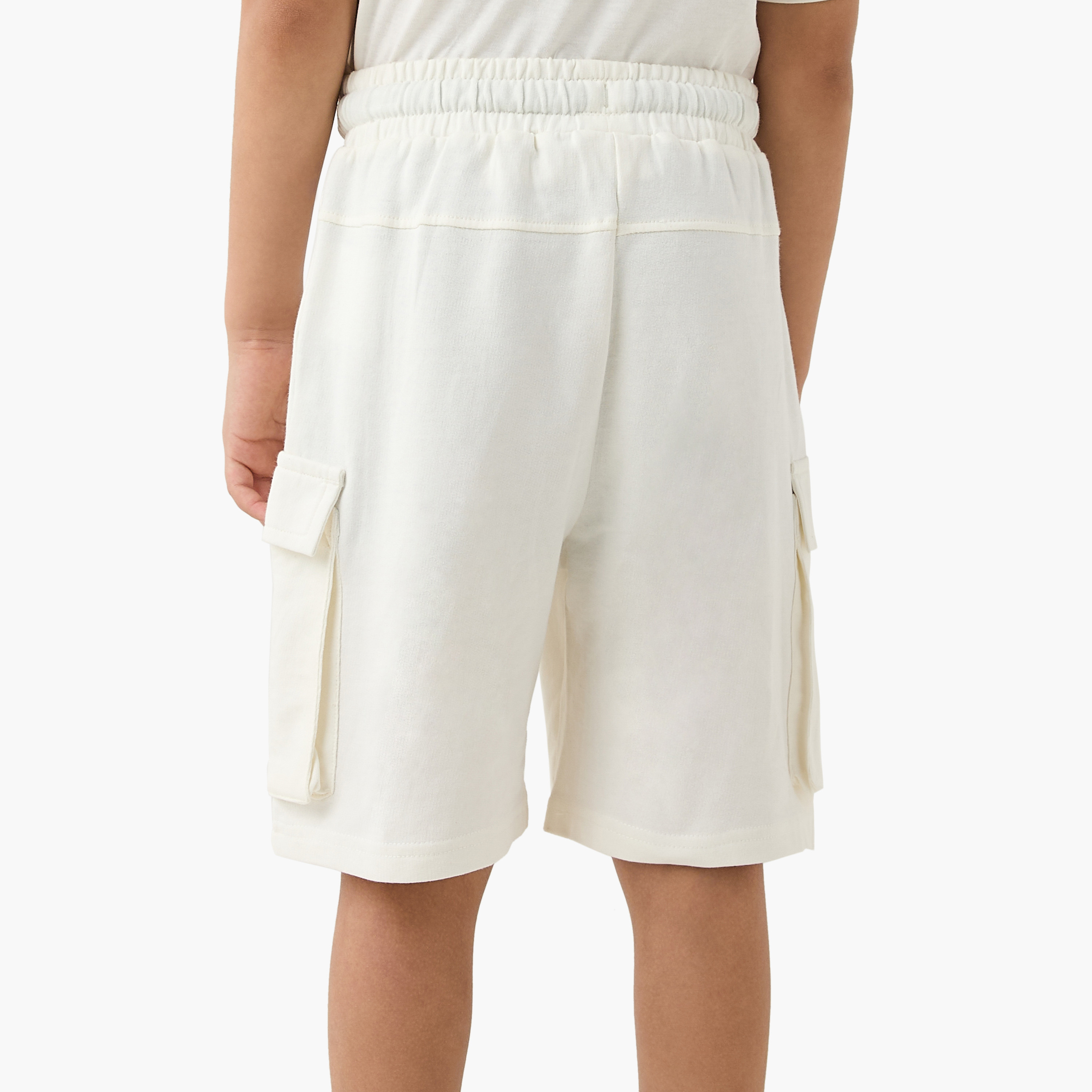 Juniors KSA National Day Applique Cargo Shorts with Drawstring Closure-boys-clothing-bottoms-shorts-image-3