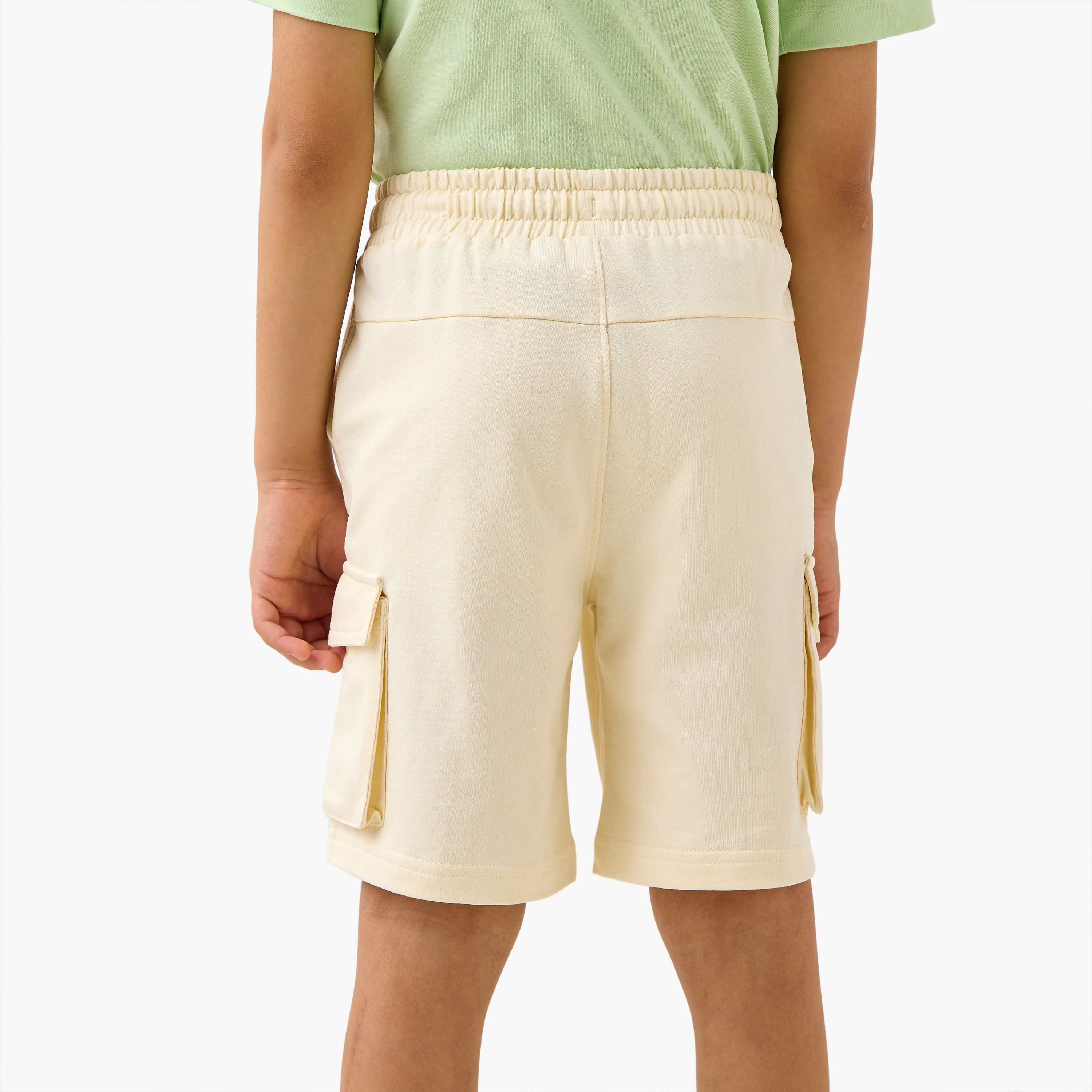 Juniors Textured Shorts with Pockets and Drawstring Closure-boys-clothing-bottoms-shorts-image-3