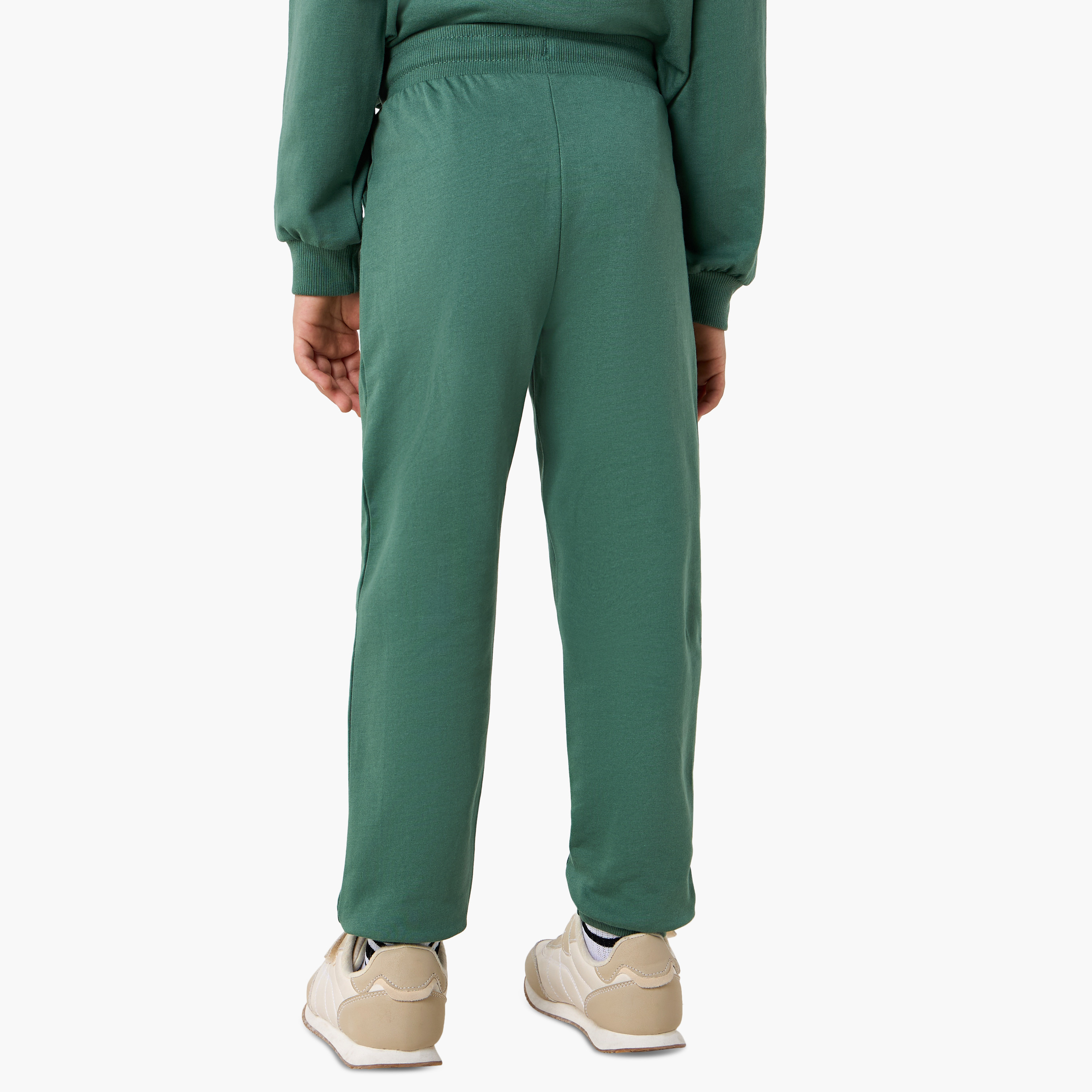 Juniors Slogan Print Joggers with Drawstring Closure and Pockets-boys-clothing-bottoms-joggersandtrackpants-image-3