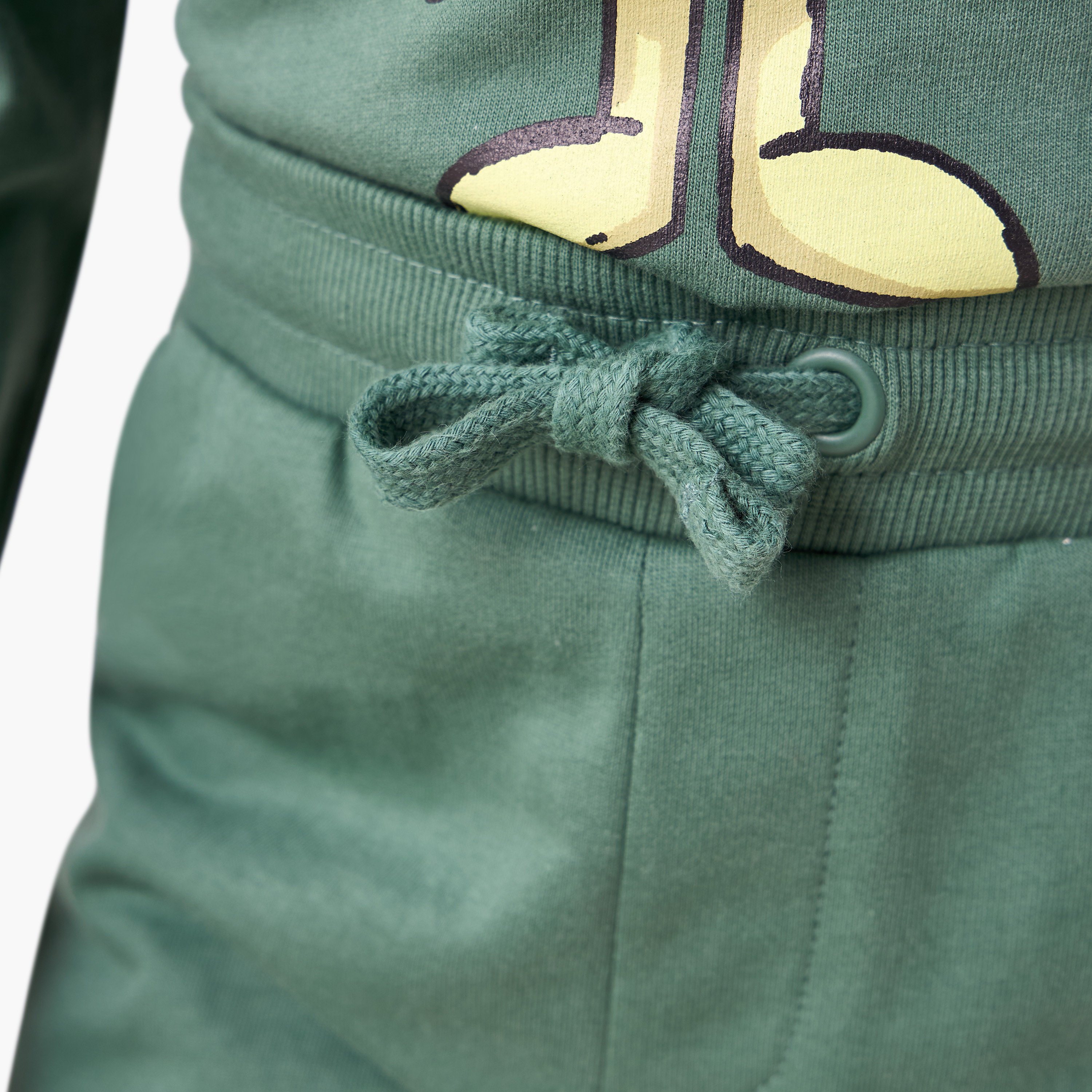 Juniors Slogan Print Joggers with Drawstring Closure and Pockets-boys-clothing-bottoms-joggersandtrackpants-image-5
