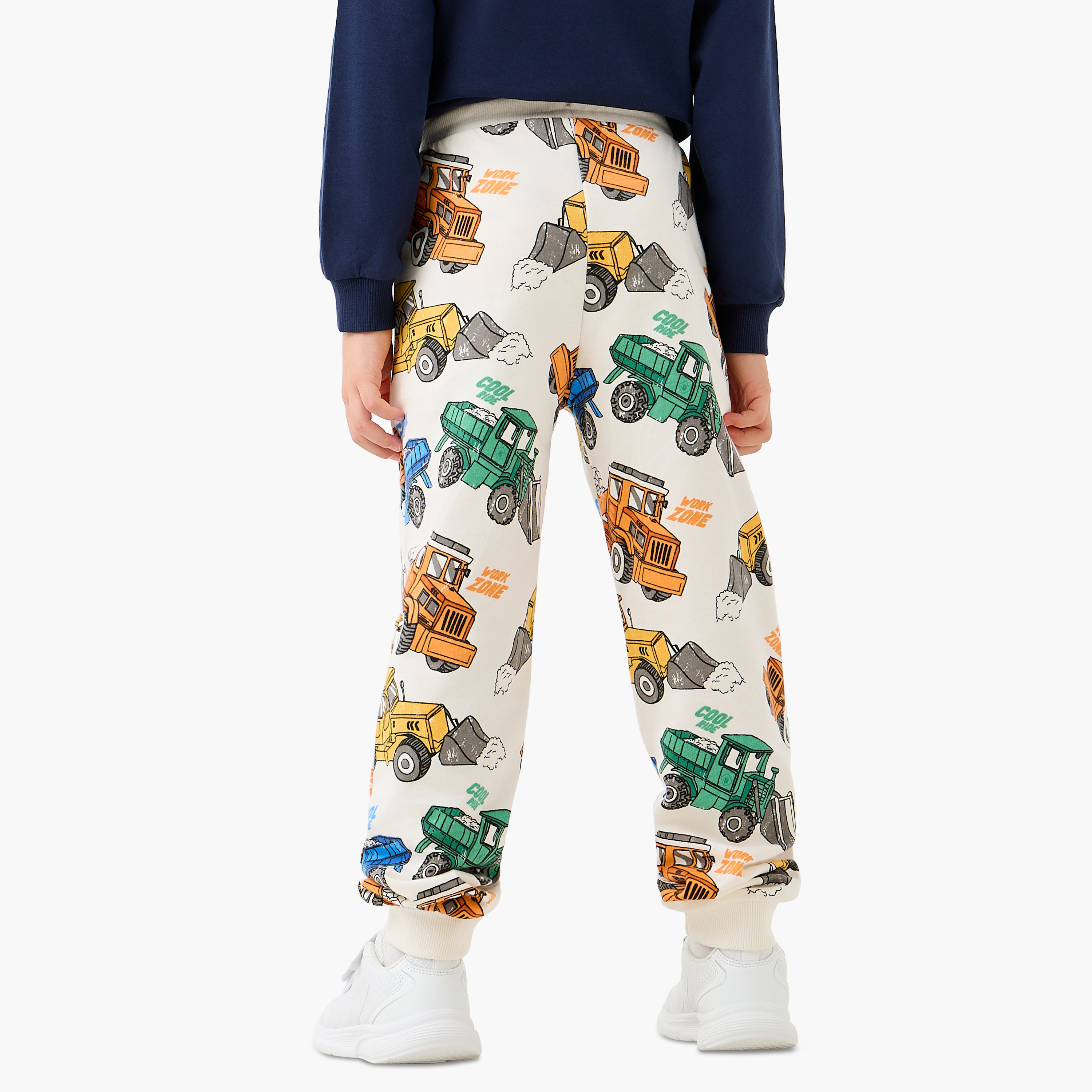 بنطلون رياضي ولادي قطن بطبعات مركبات من جونيورز-boys-clothing-bottoms-joggersandtrackpants-image-3