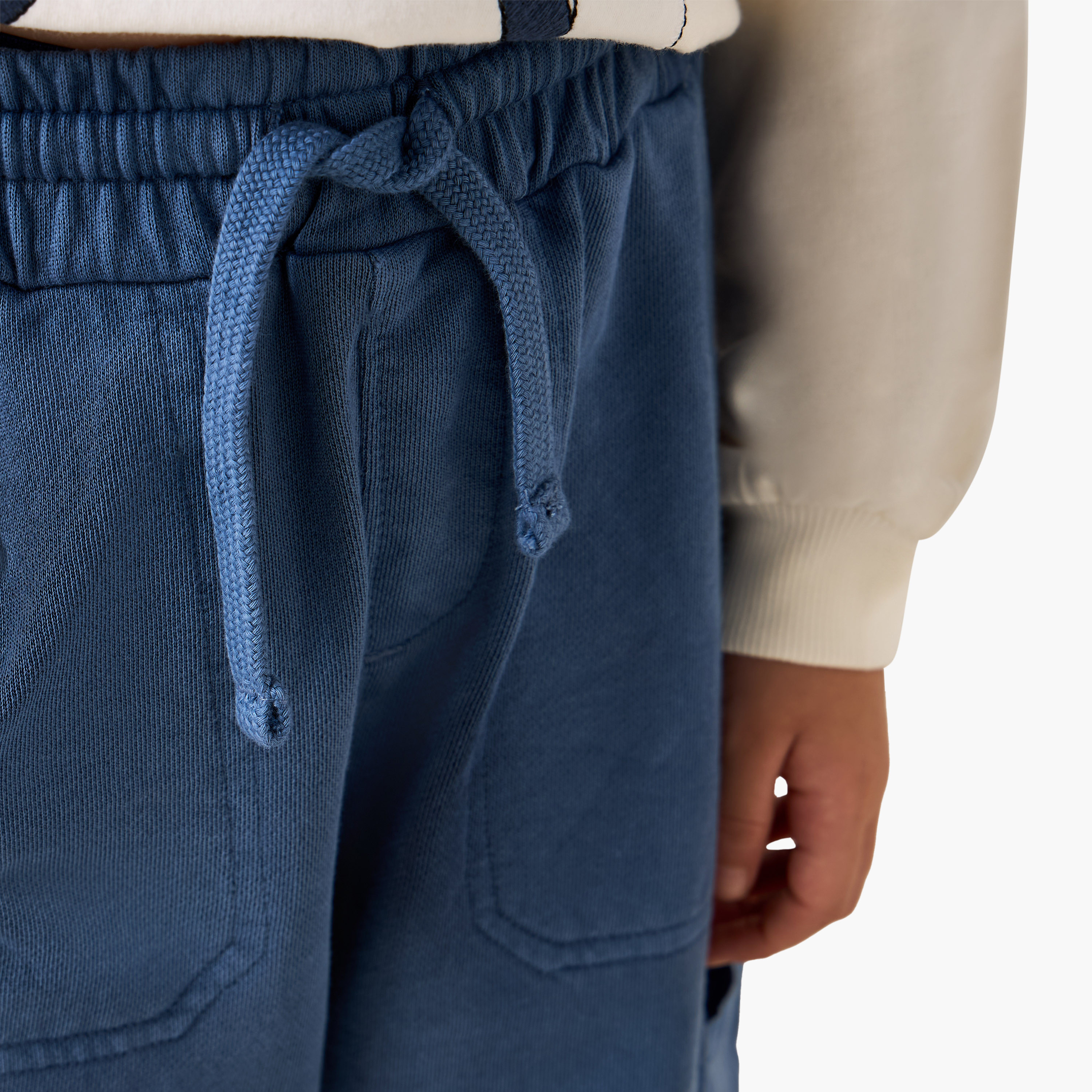 Juniors Boys Joggers with Cargo Pockets - Cotton - Drawstring Waist-boys-clothing-bottoms-joggersandtrackpants-image-5