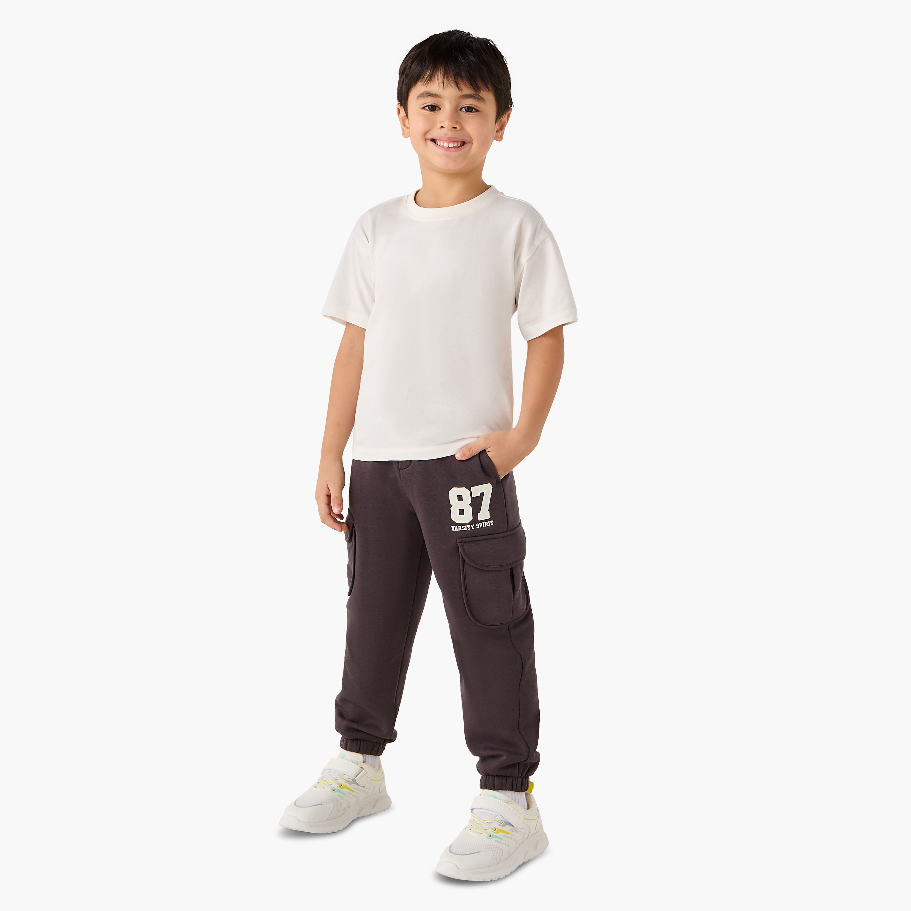 Juniors Printed Cargo Joggers with Pockets-boys-clothing-bottoms-joggersandtrackpants-image-2