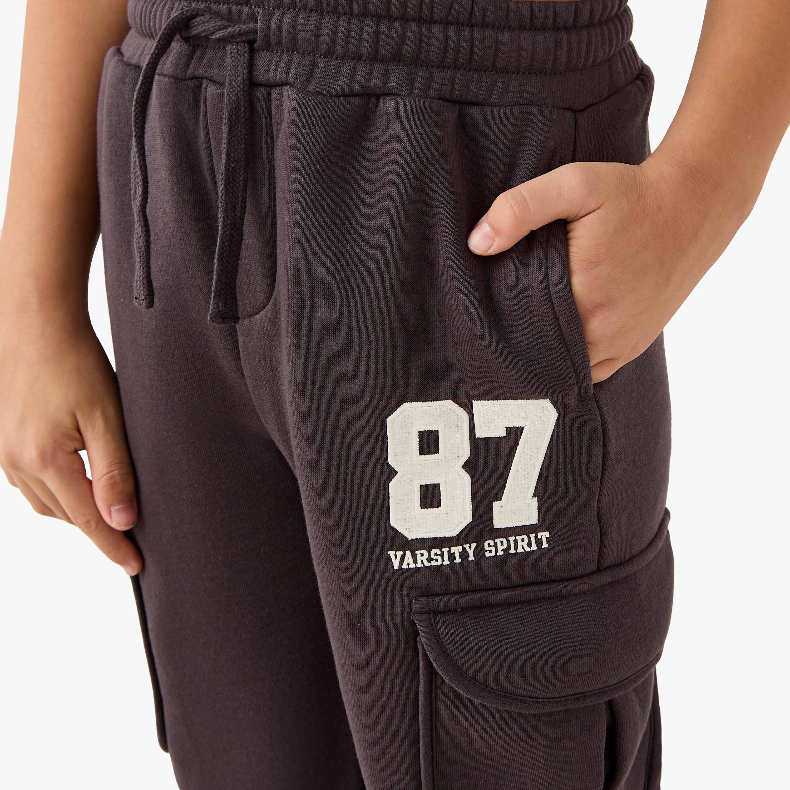 Juniors Printed Cargo Joggers with Pockets-boys-clothing-bottoms-joggersandtrackpants-image-4