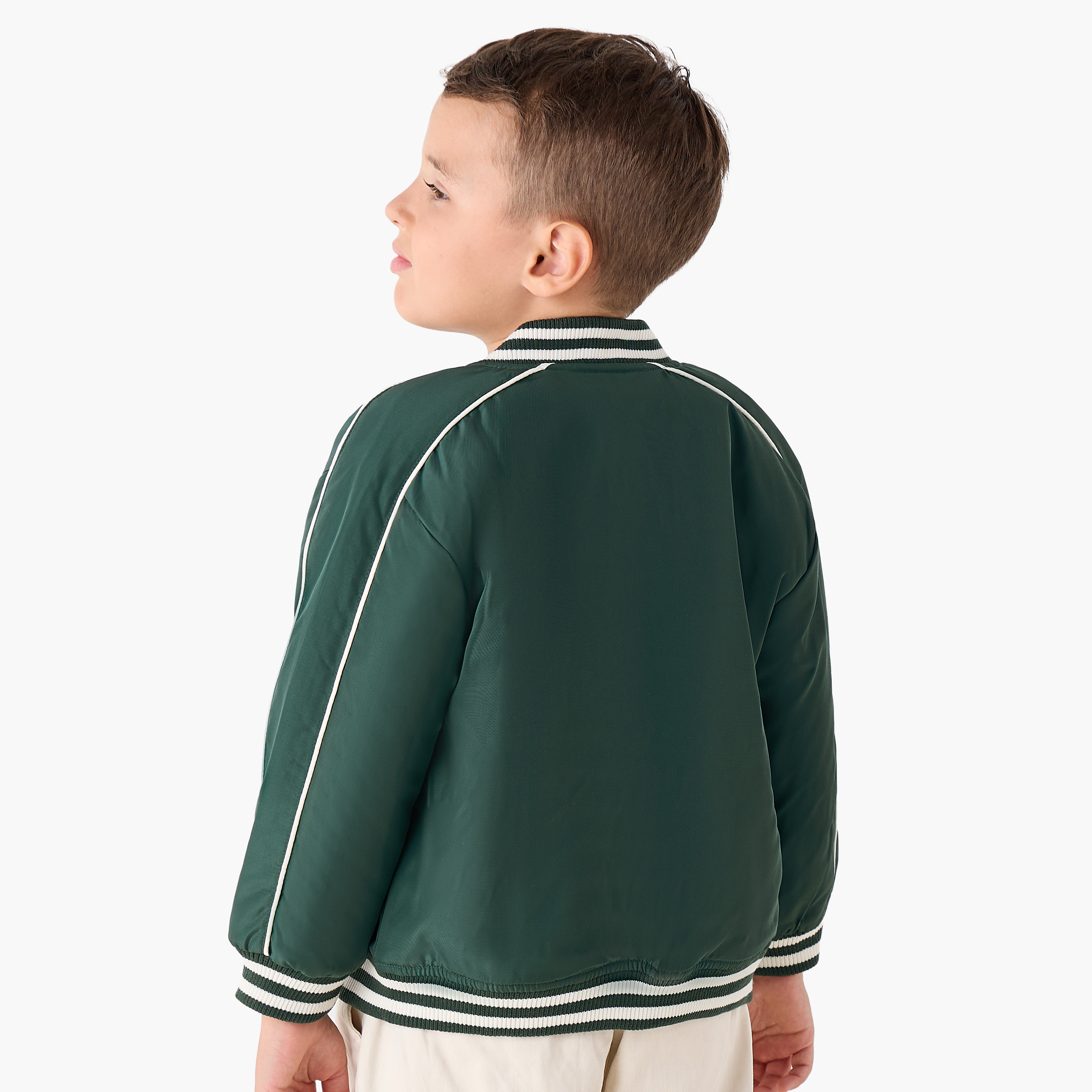Juniors Teddy Applique Bomber Jacket with Button Closure-boys-clothing-jacketsandcoats-image-3