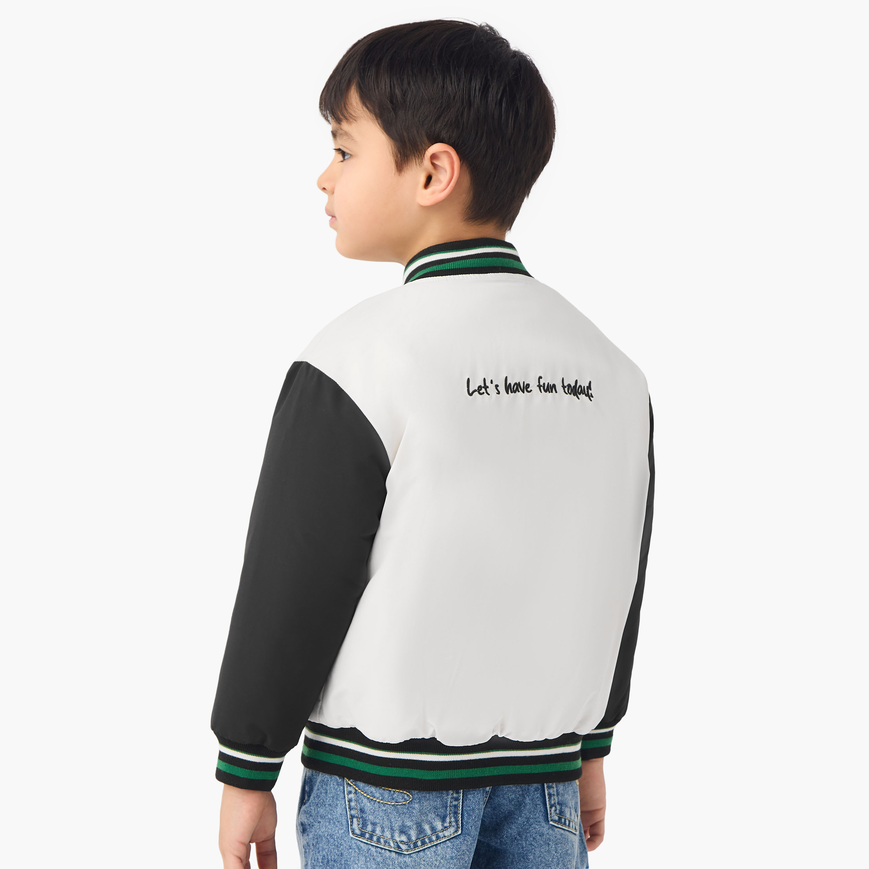 Juniors Embroidered Varsity Jacket with Long Sleeves and Pockets-boys-clothing-jacketsandcoats-image-3