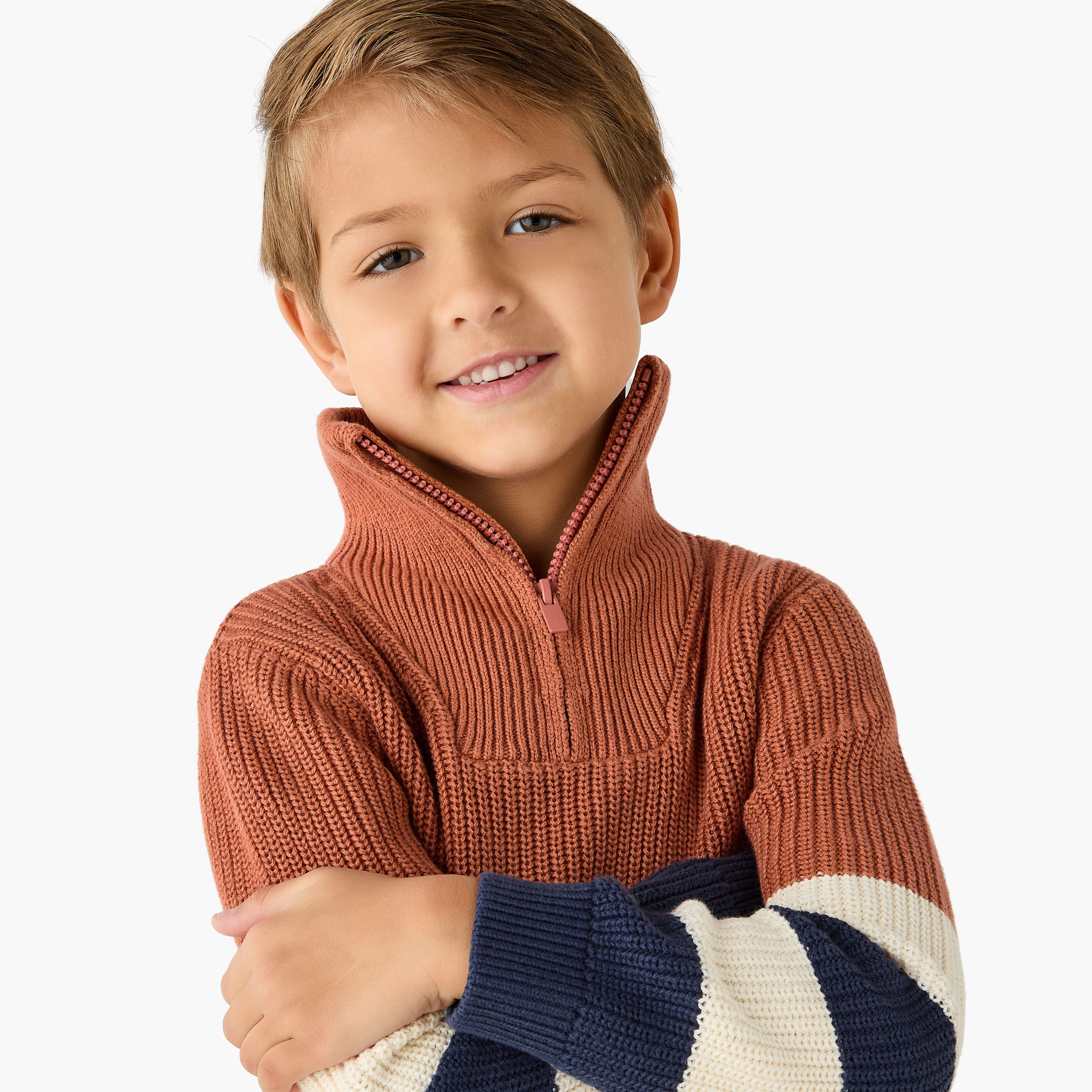 Juniors Striped Pullover with Long Sleeves-baby-boys-clothing-jumpersandcardigans-image-4