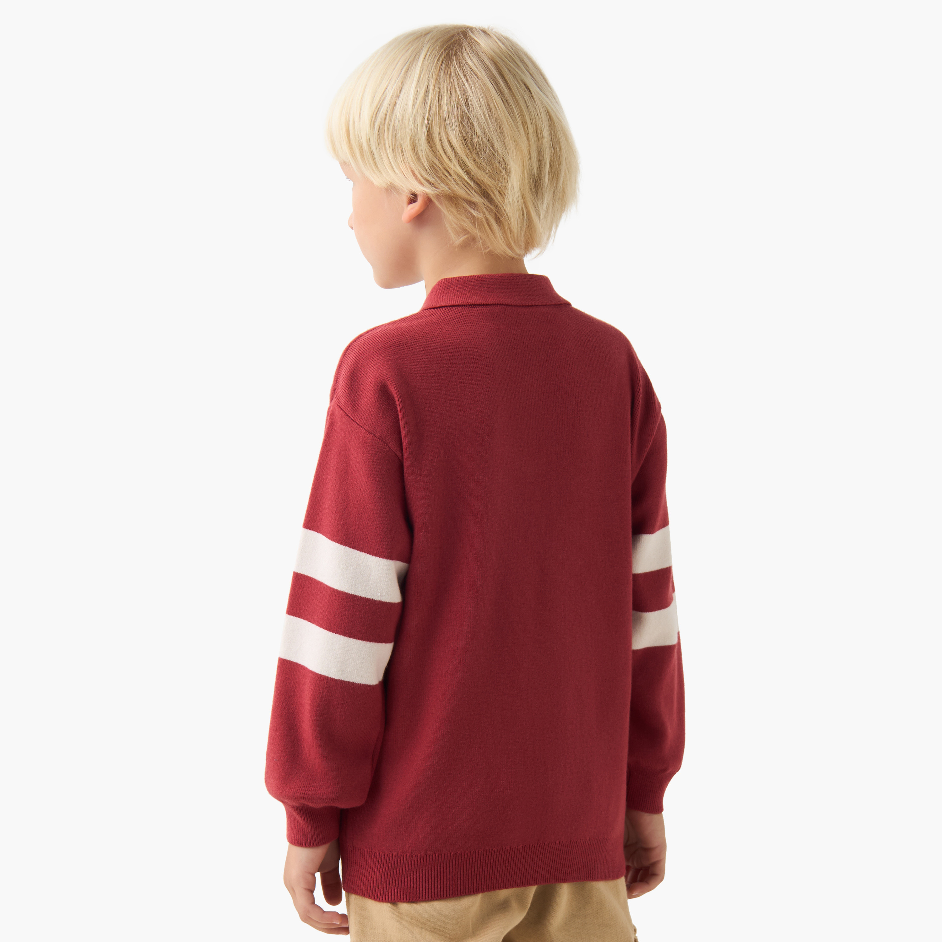 Juniors Embroidered Pullover with Long Sleeves-baby-boys-clothing-jumpersandcardigans-image-3