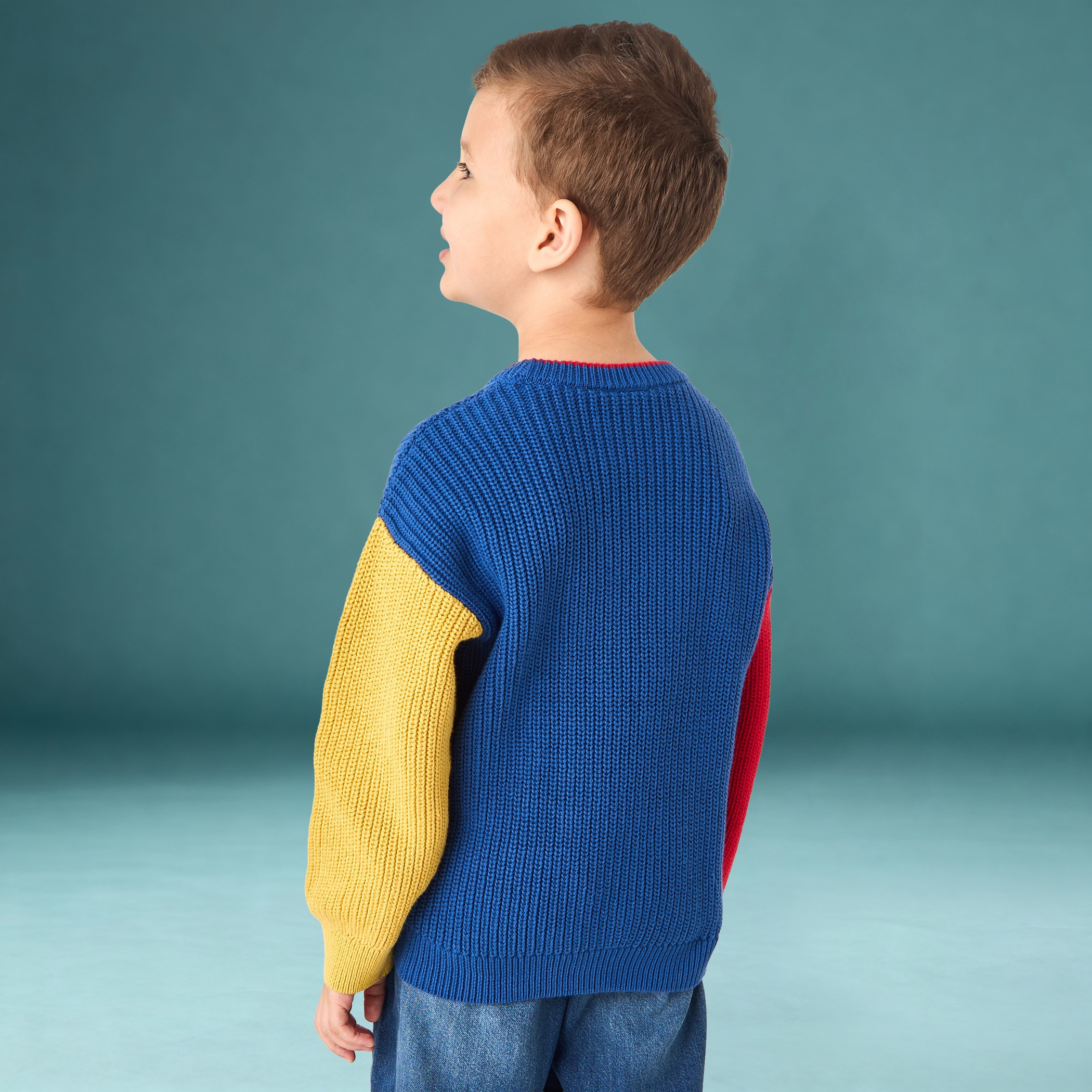 Juniors Construction Vehicle Embroidered Sweater with Long Sleeves-baby-boys-clothing-jumpersandcardigans-image-3