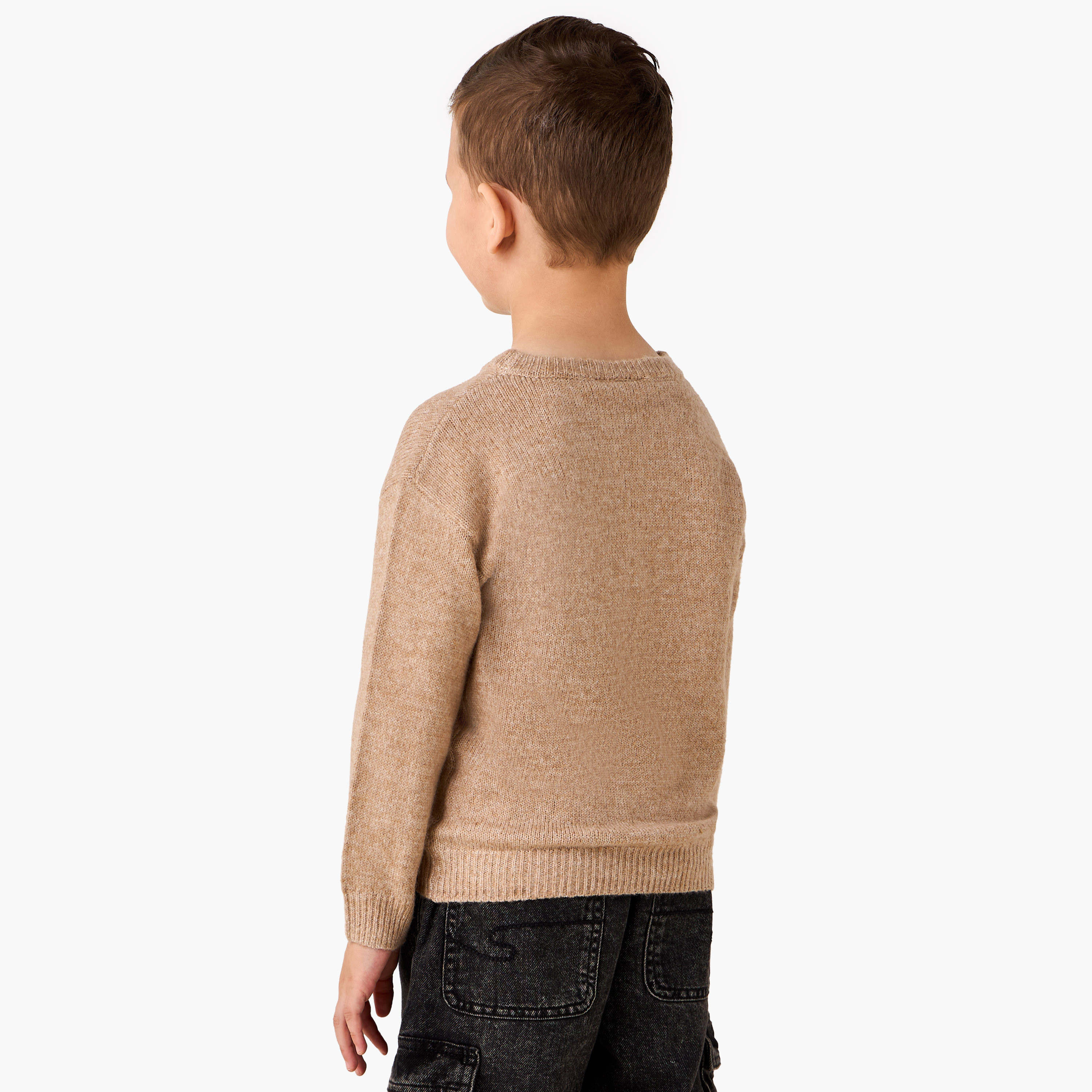 Juniors Embroidered Pullover with Long Sleeves-baby-boys-clothing-jumpersandcardigans-image-3