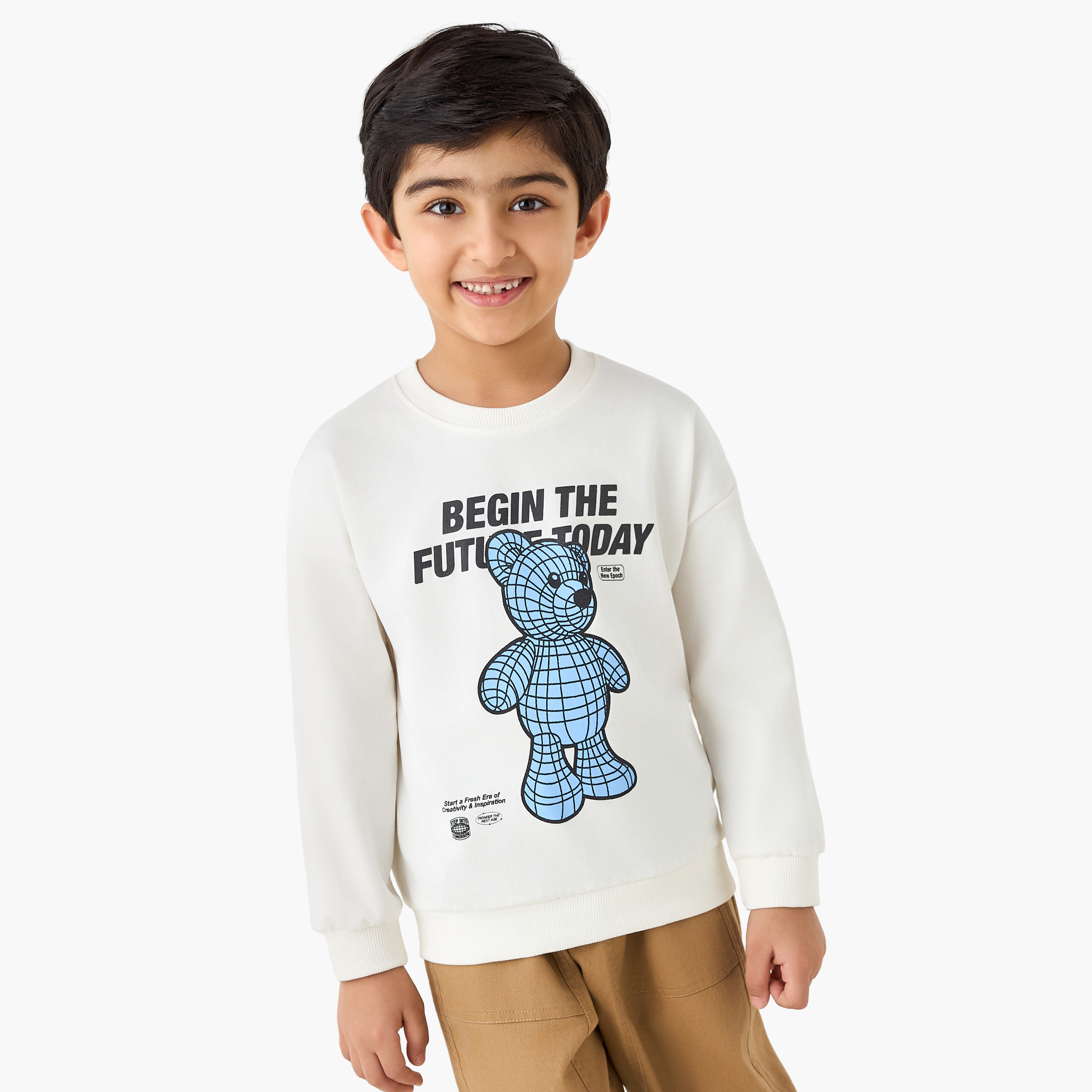 Juniors Printed Sweatshirt-boys-clothing-sweatshirts-image-1