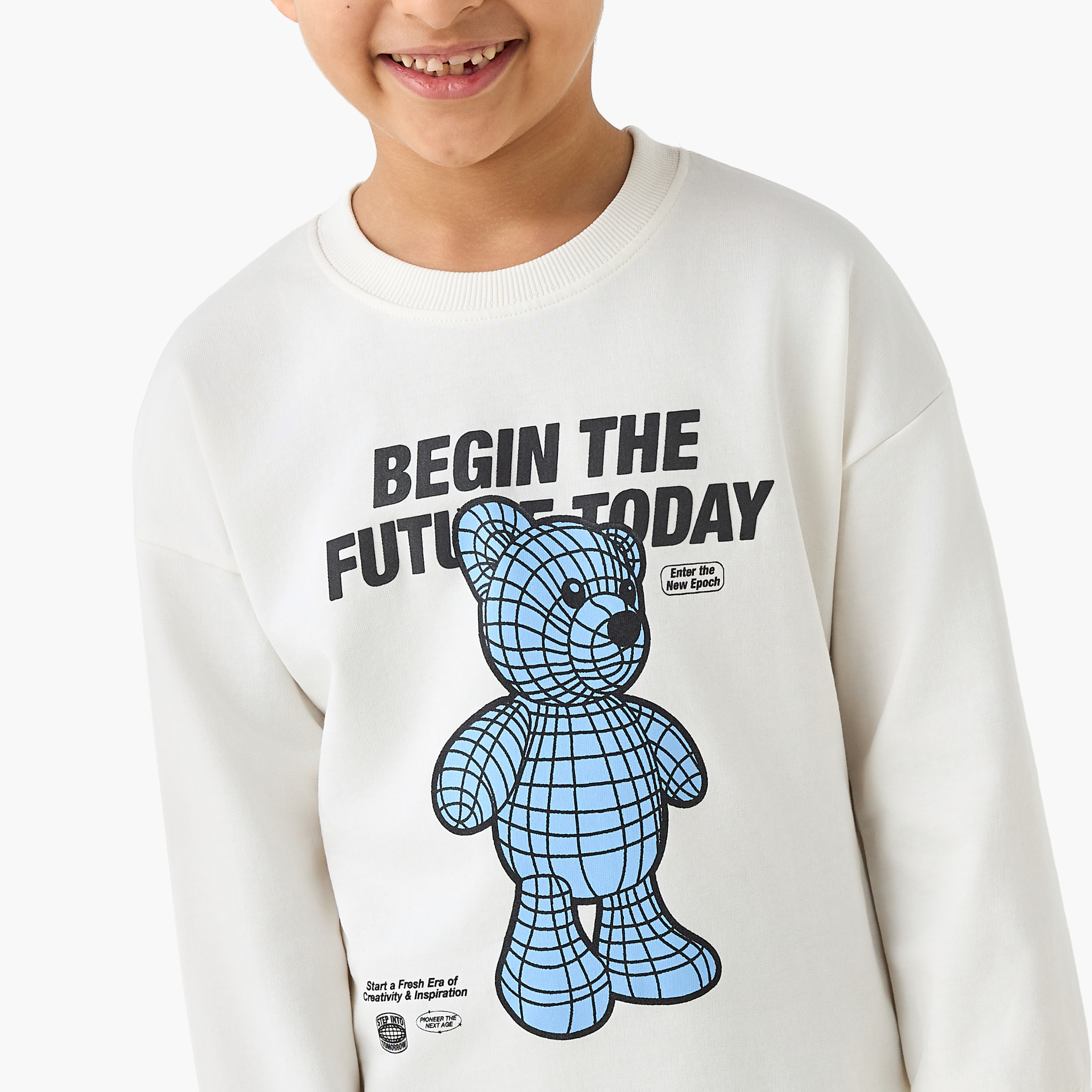 Juniors Printed Sweatshirt-boys-clothing-sweatshirts-image-4
