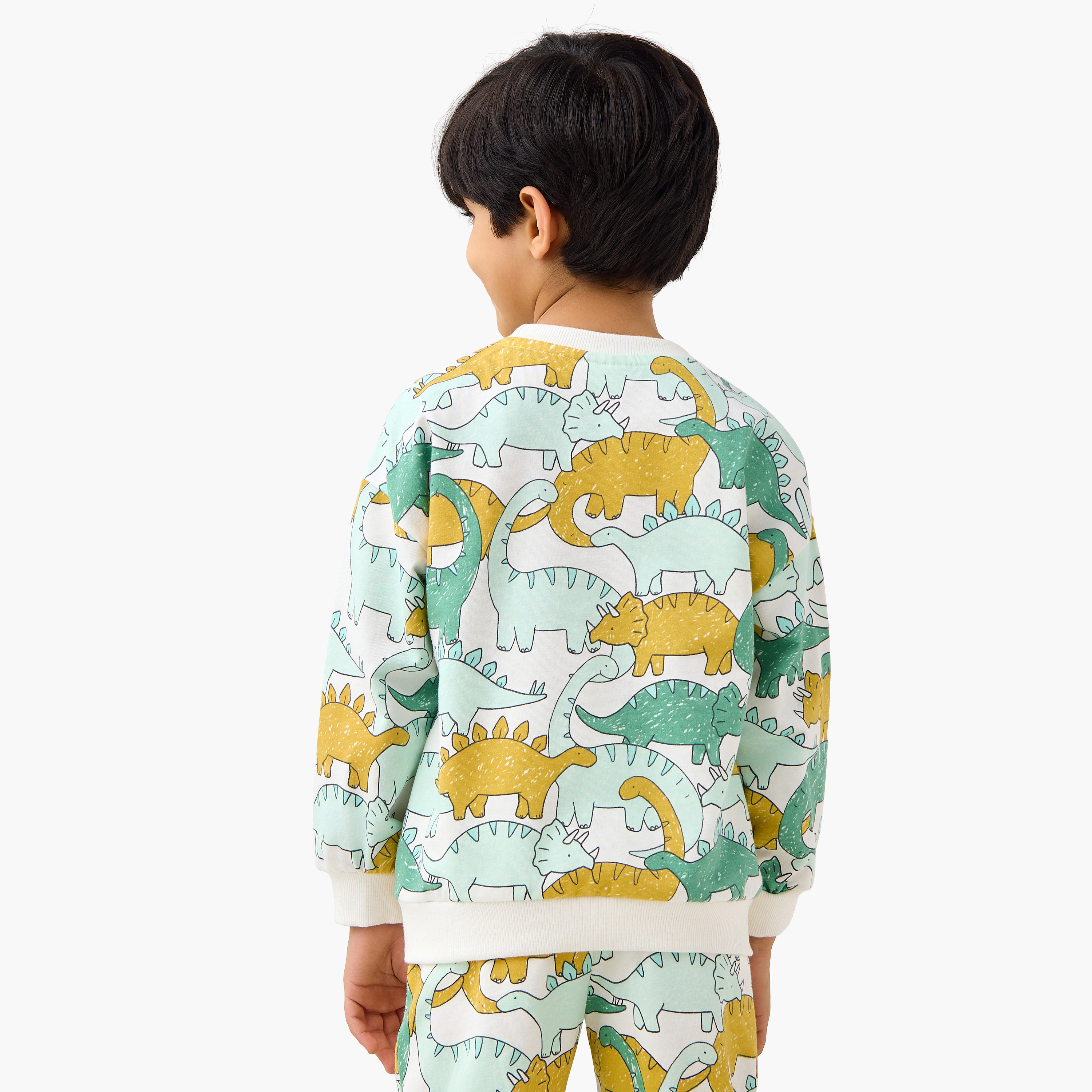 سويت شيرت بأكمام طويلة وطبعات ديناصورات من جونيورز-boys-clothing-sweatshirts-image-3
