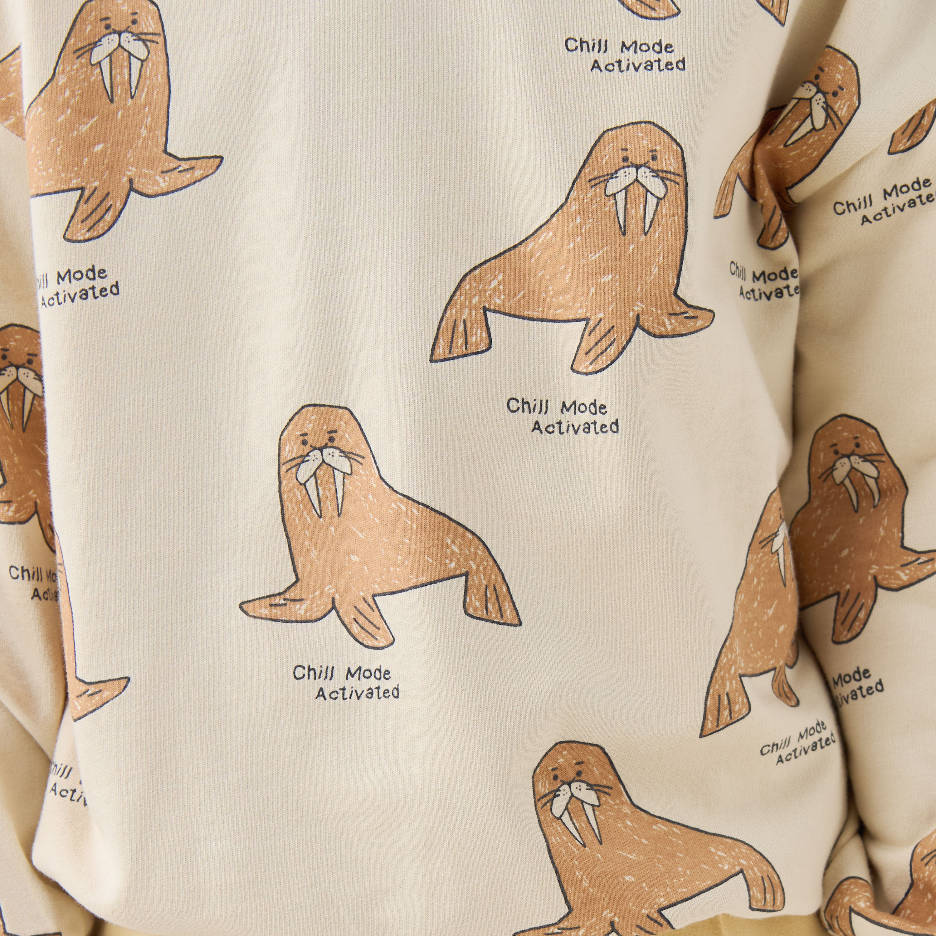 Juniors Walrus Print Pullover with Long Sleeves-boys-clothing-sweatshirts-image-5