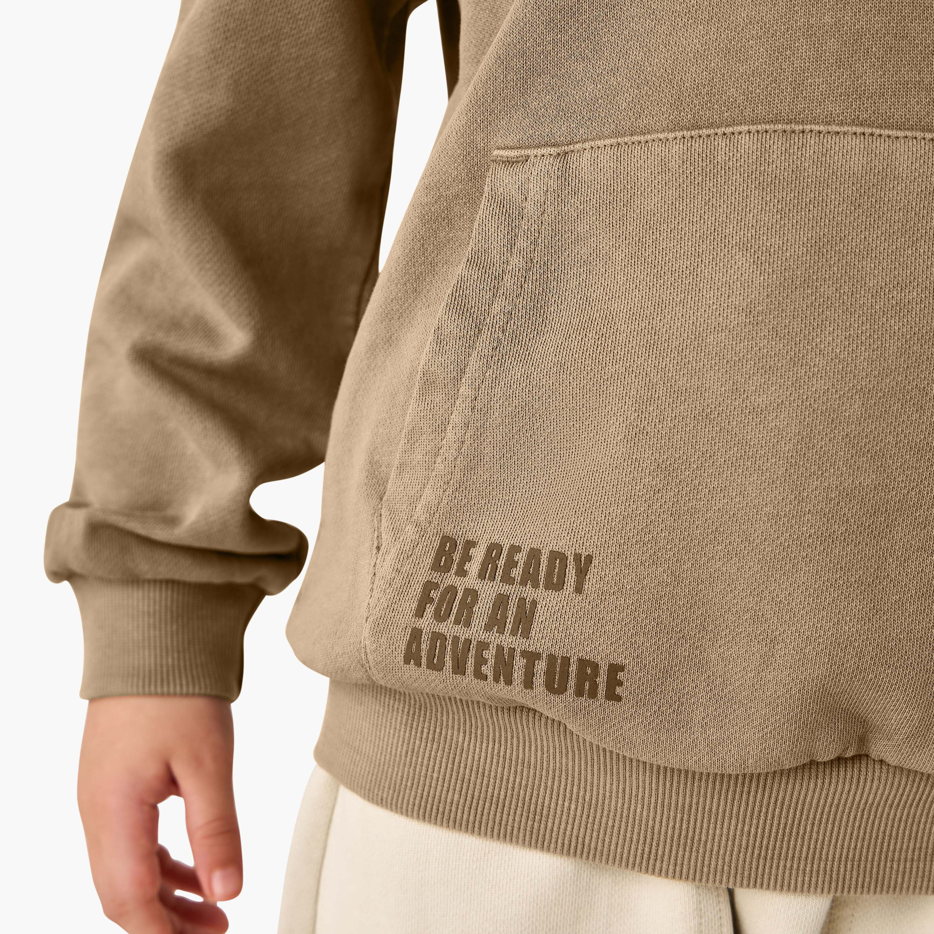 Juniors Hooded Sweatshirt with Typographic Print-boys-clothing-sweatshirts-image-5