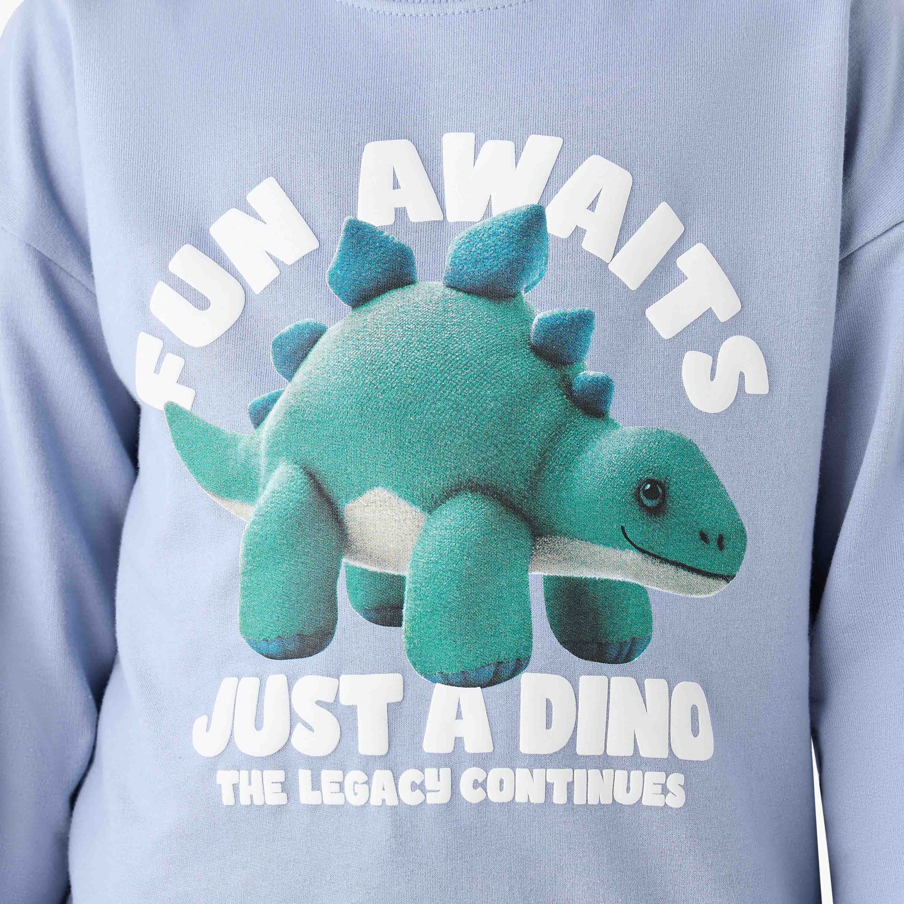 سويت شيرت بطبعات ديناصور وأكمام طويلة من جونيورز-boys-clothing-sweatshirts-image-5