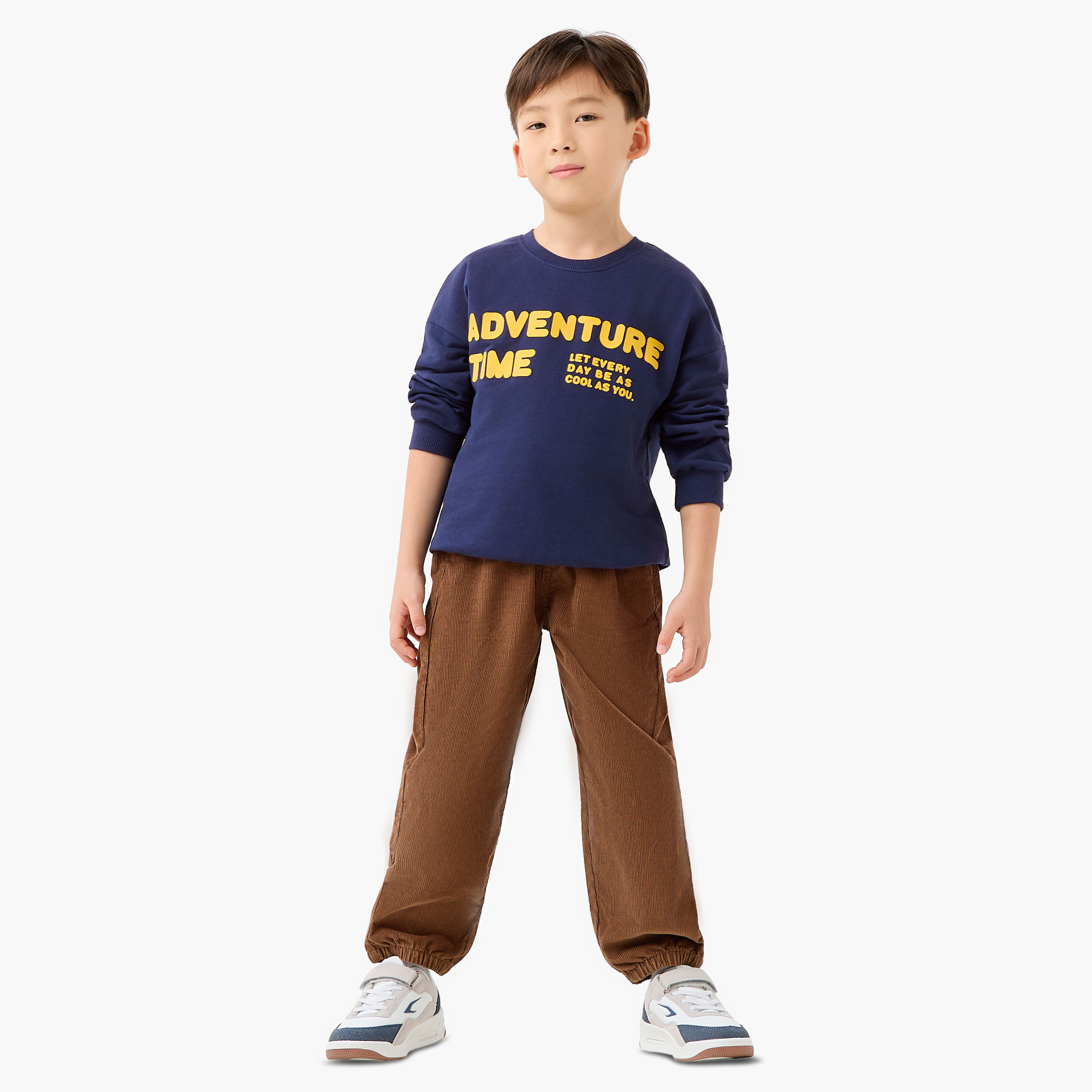 سويت شيرت بياقة ضيقة وأكمام طويلة بطبعات للأولاد من جونيورز-boys-clothing-sweatshirts-image-2