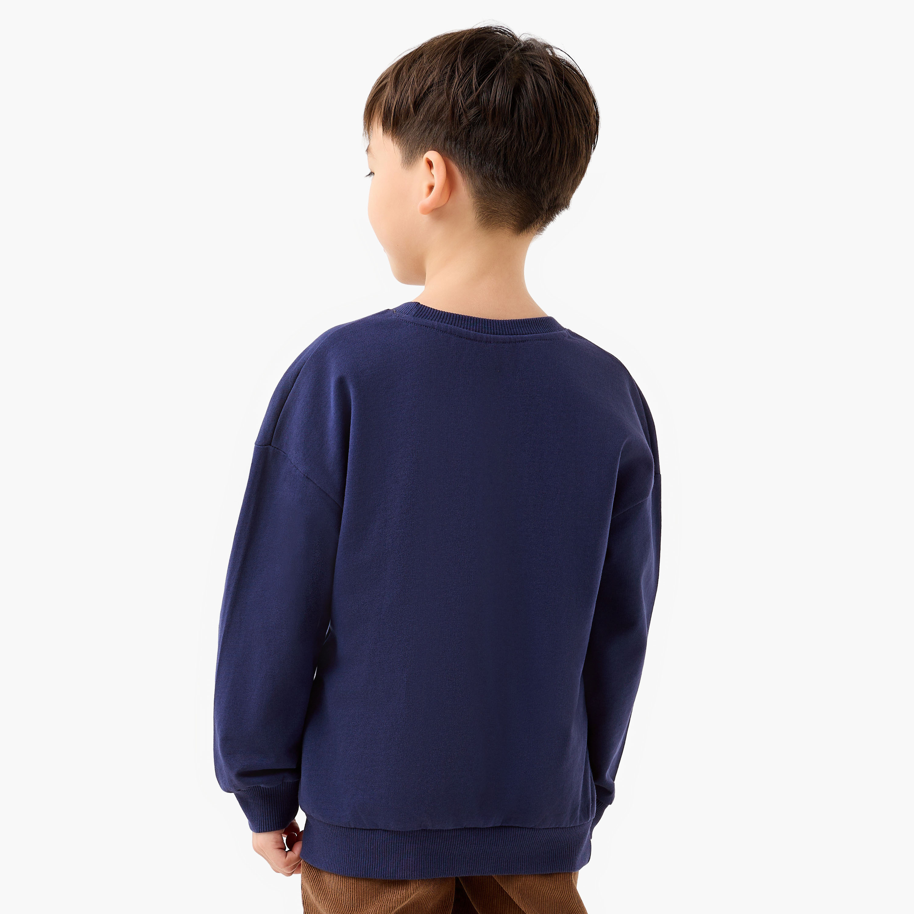 سويت شيرت بياقة ضيقة وأكمام طويلة بطبعات للأولاد من جونيورز-boys-clothing-sweatshirts-image-3