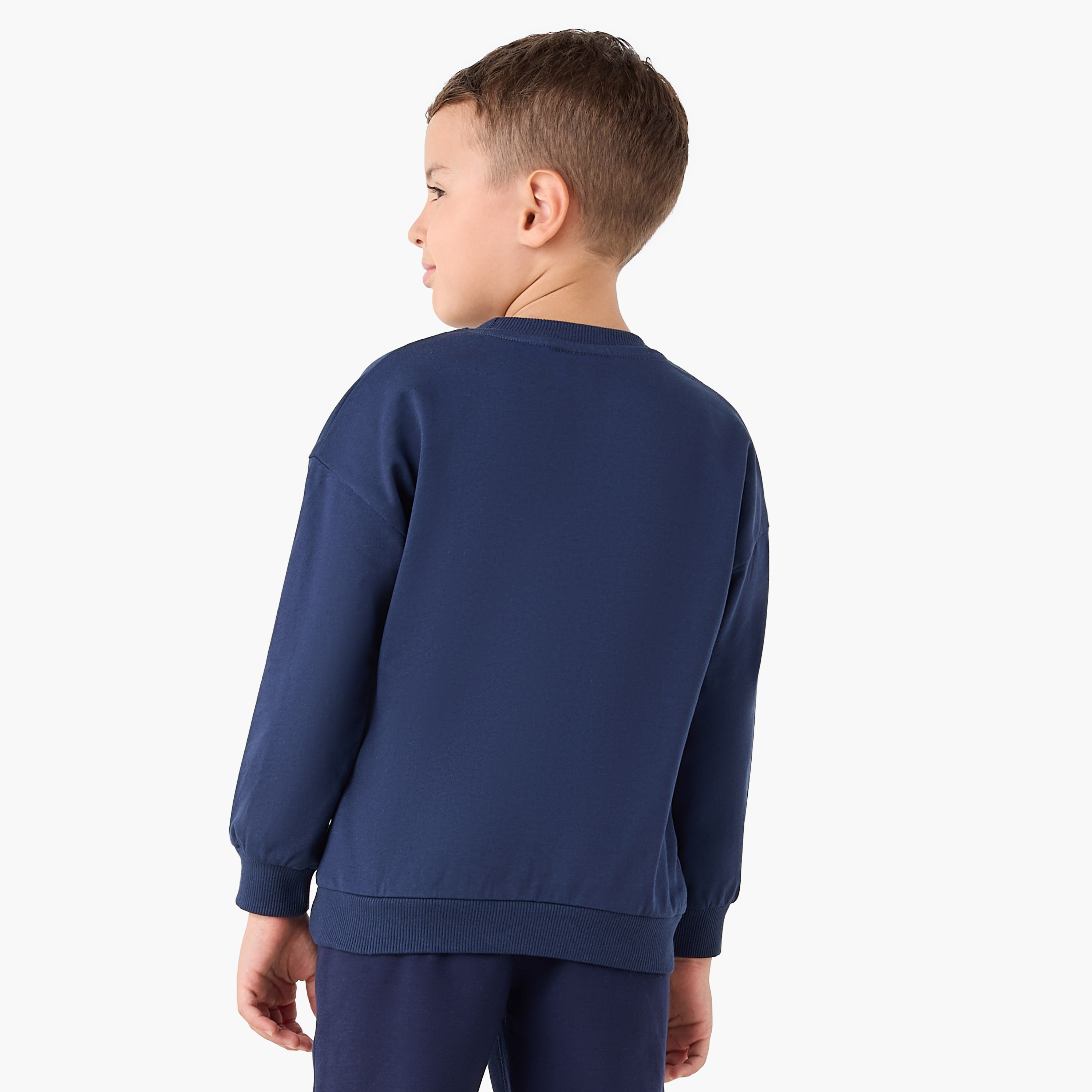 طقم سويت شيرتات سادة بأكمام طويلة من جونيورز - طقم 3 قطع-boys-clothing-sweatshirts-image-4
