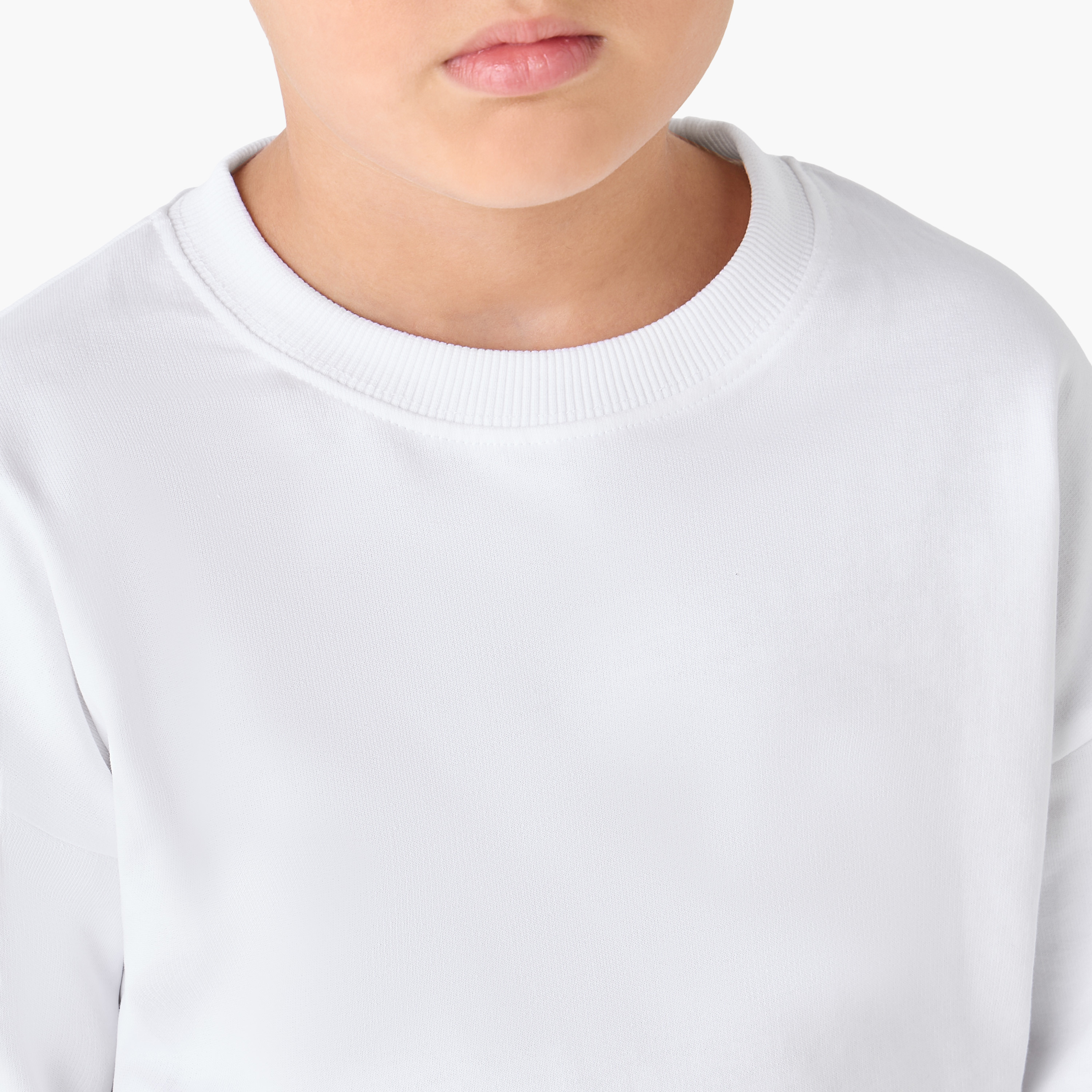 Juniors Solid Sweatshirt with Long Sleeves - Set of 3-boys-clothing-sweatshirts-image-5